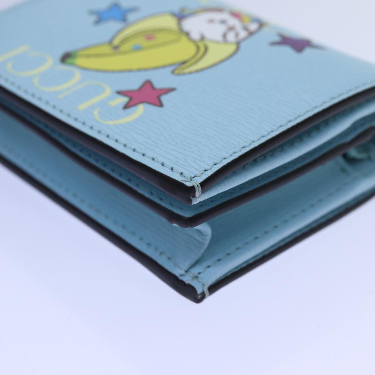 Gucci Blue Leather Wallet (Pre-Owned) Size ONE SIZE - 10 Thumbnail
