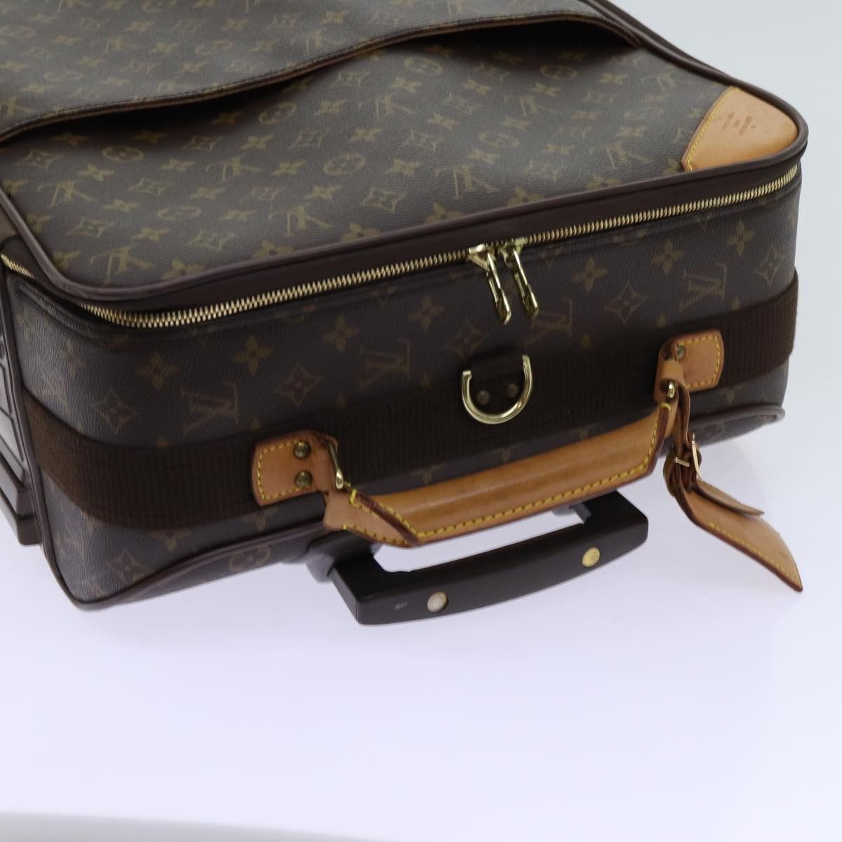 Louis Vuitton Pegase Brown Canvas Travel Bag (Pre-Owned) Size ONE SIZE - 4 Thumbnail