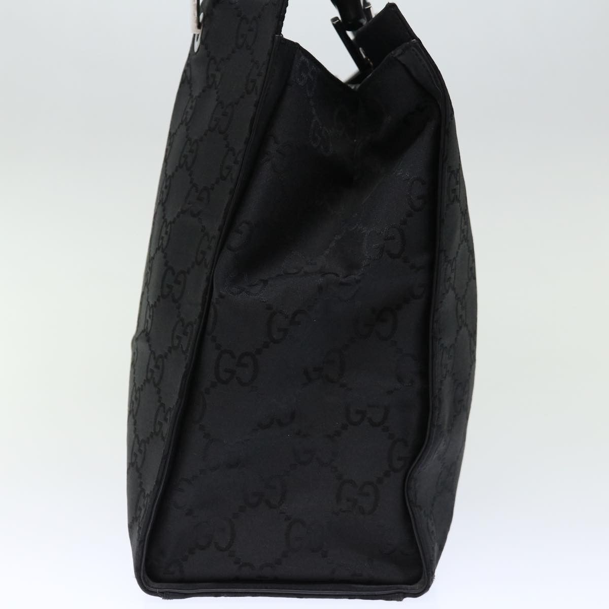 Gucci Bamboo Black Canvas Tote Bag (Pre-Owned) Size ONE SIZE - 11 Thumbnail
