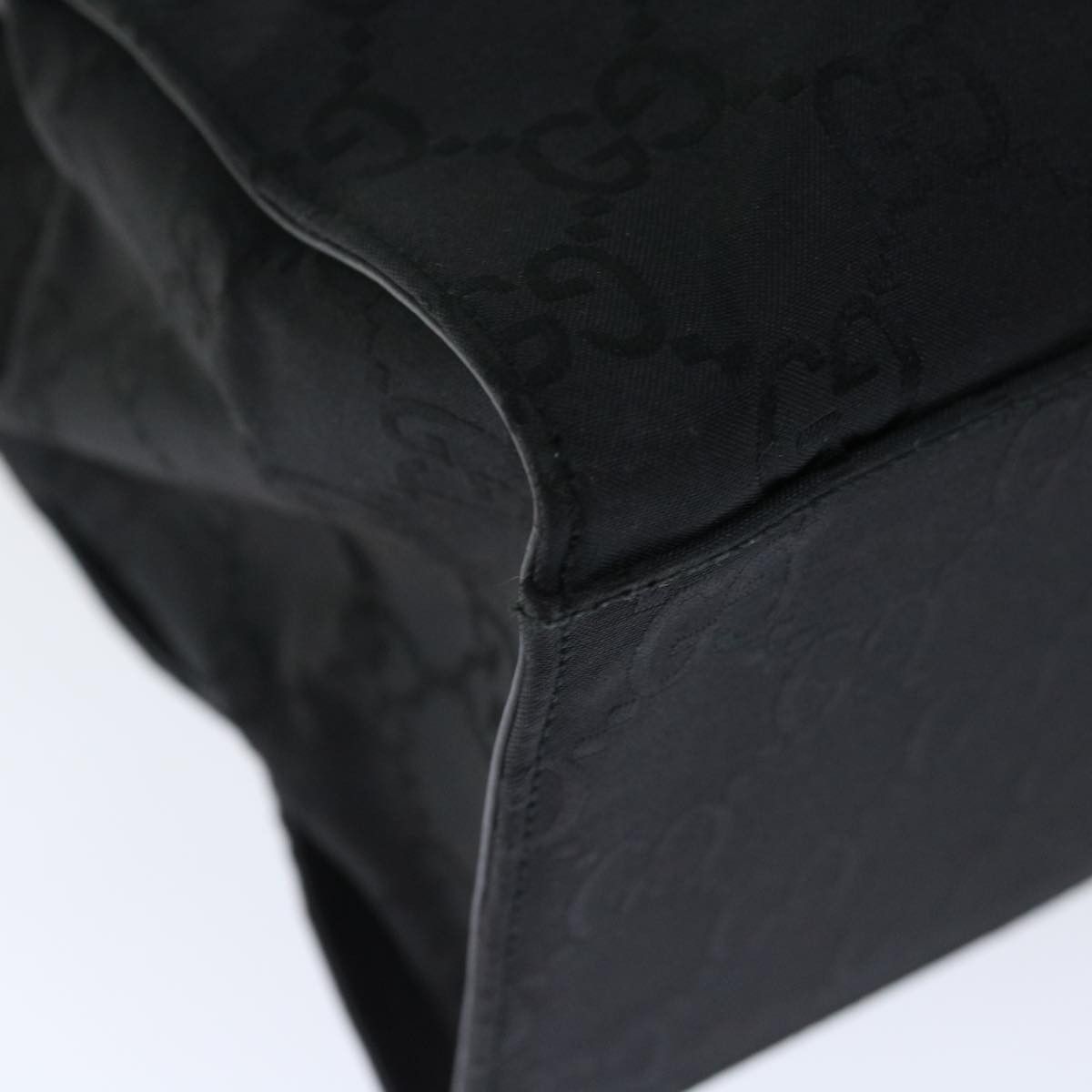 Gucci Bamboo Black Canvas Tote Bag (Pre-Owned) Size ONE SIZE - 7 Thumbnail