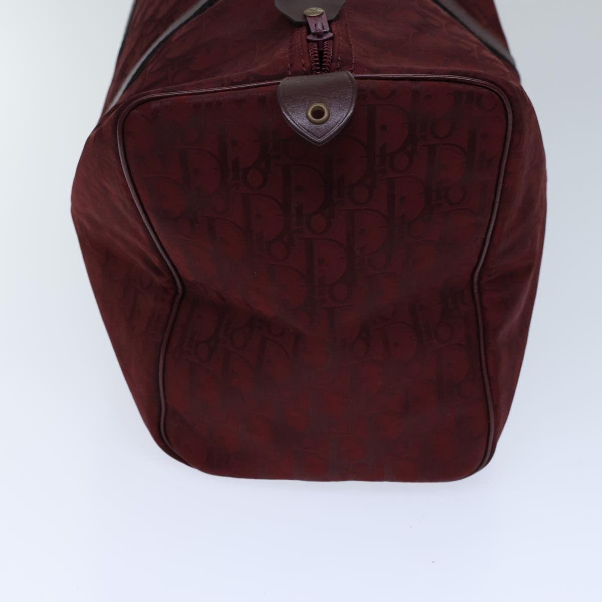 Dior Trotter Burgundy Canvas Travel Bag (Pre-Owned) Size ONE SIZE - 11 Thumbnail