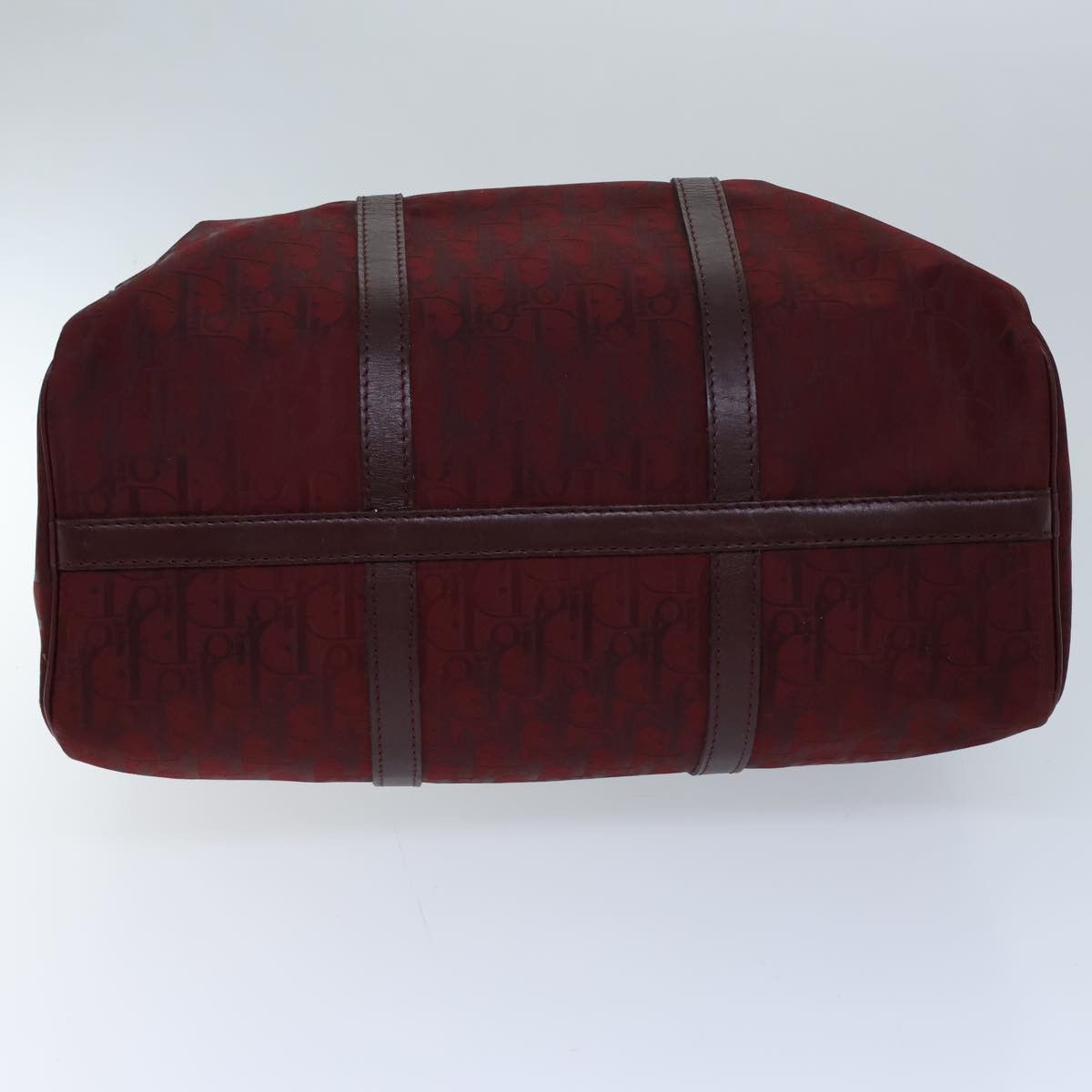 Dior Trotter Burgundy Canvas Travel Bag (Pre-Owned) Size ONE SIZE - 3 Thumbnail