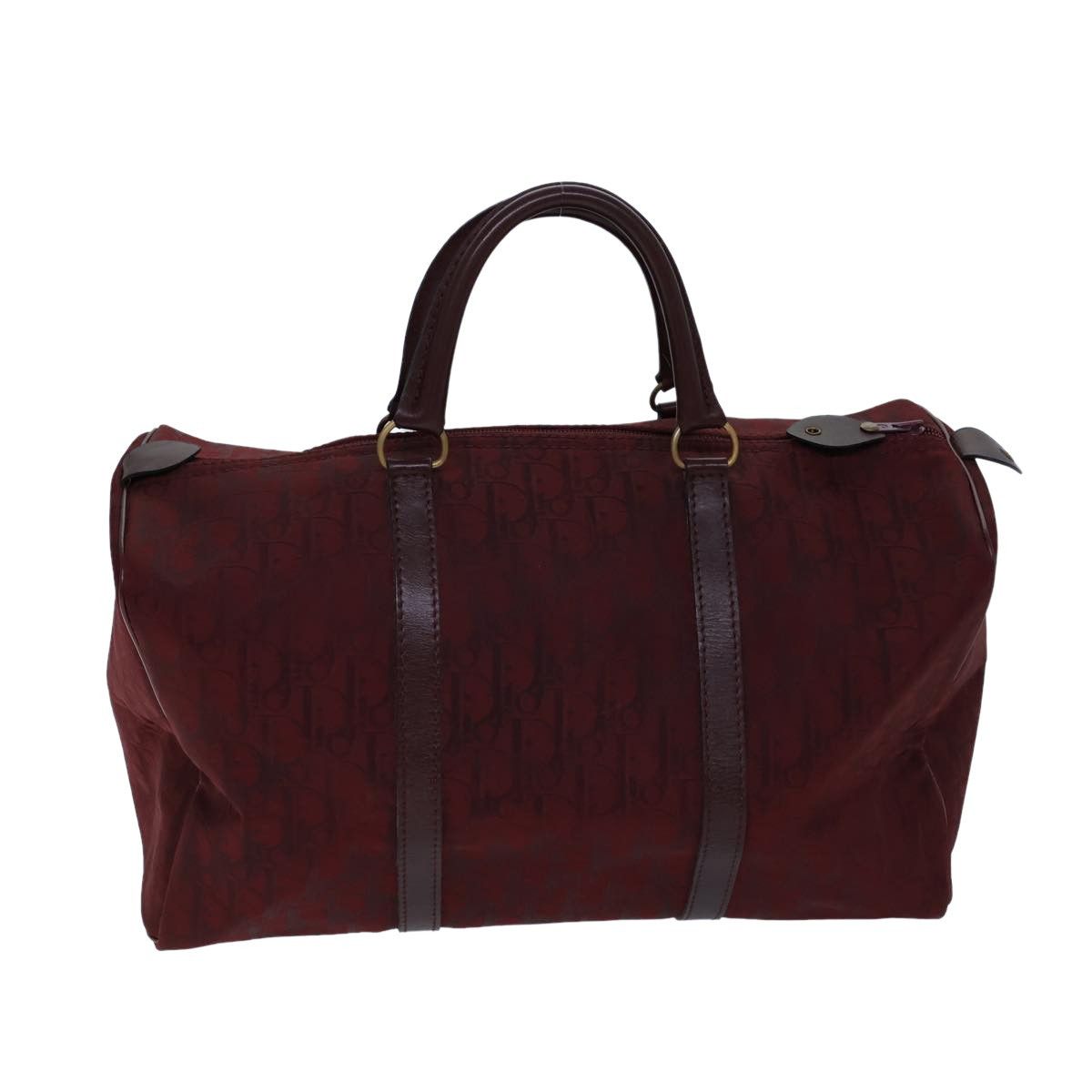 Dior Trotter Burgundy Canvas Travel Bag (Pre-Owned) Size ONE SIZE - 2 Thumbnail