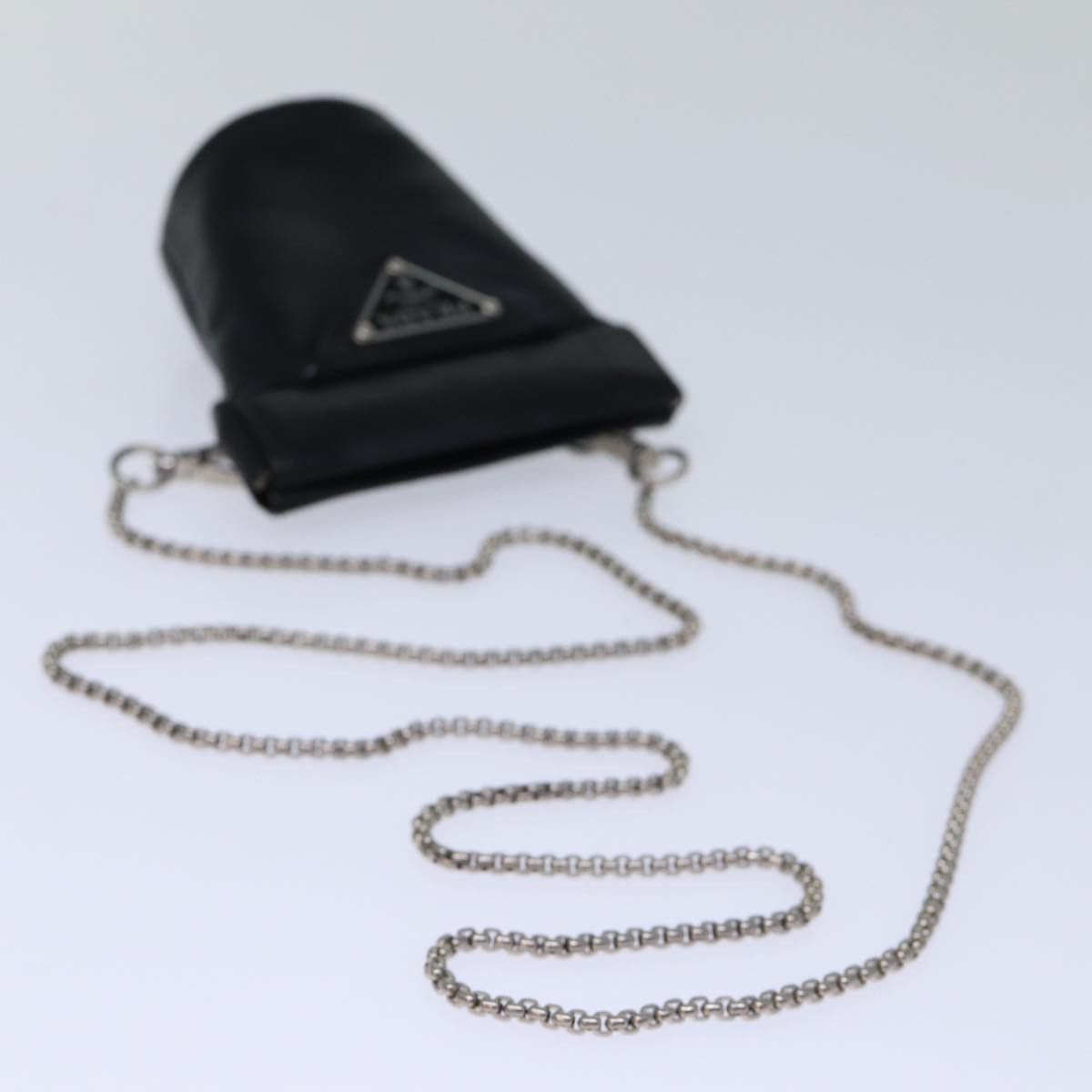 Prada Saffiano Black Leather Shoulder Bag (Pre-Owned) Size ONE SIZE - 4 Thumbnail