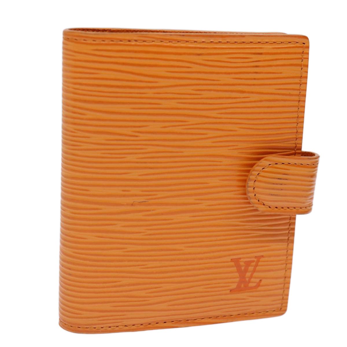 Louis Vuitton Agenda Cover Orange Leather Wallet (Pre-Owned) Size ONE SIZE - 8 Thumbnail