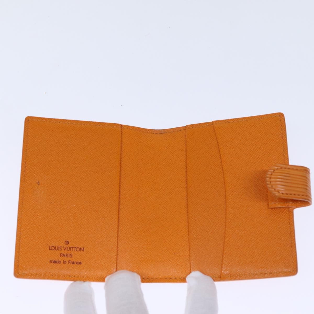 Louis Vuitton Agenda Cover Orange Leather Wallet (Pre-Owned) Size ONE SIZE - 5 Thumbnail