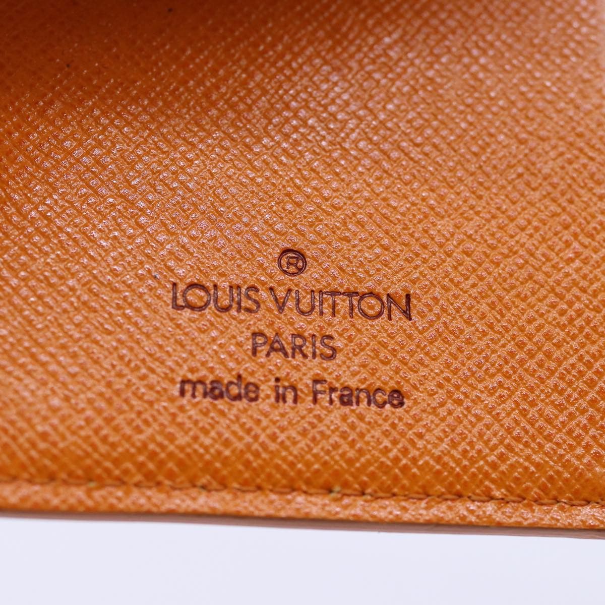 Louis Vuitton Agenda Cover Orange Leather Wallet (Pre-Owned) Size ONE SIZE - 7 Thumbnail