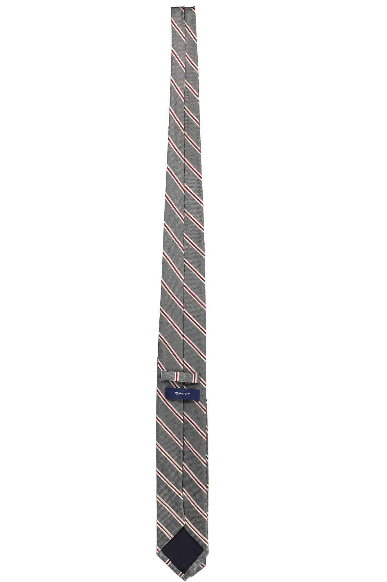 Gant Gray Silk Men Men's Tie Size ONE SIZE - 2 Thumbnail
