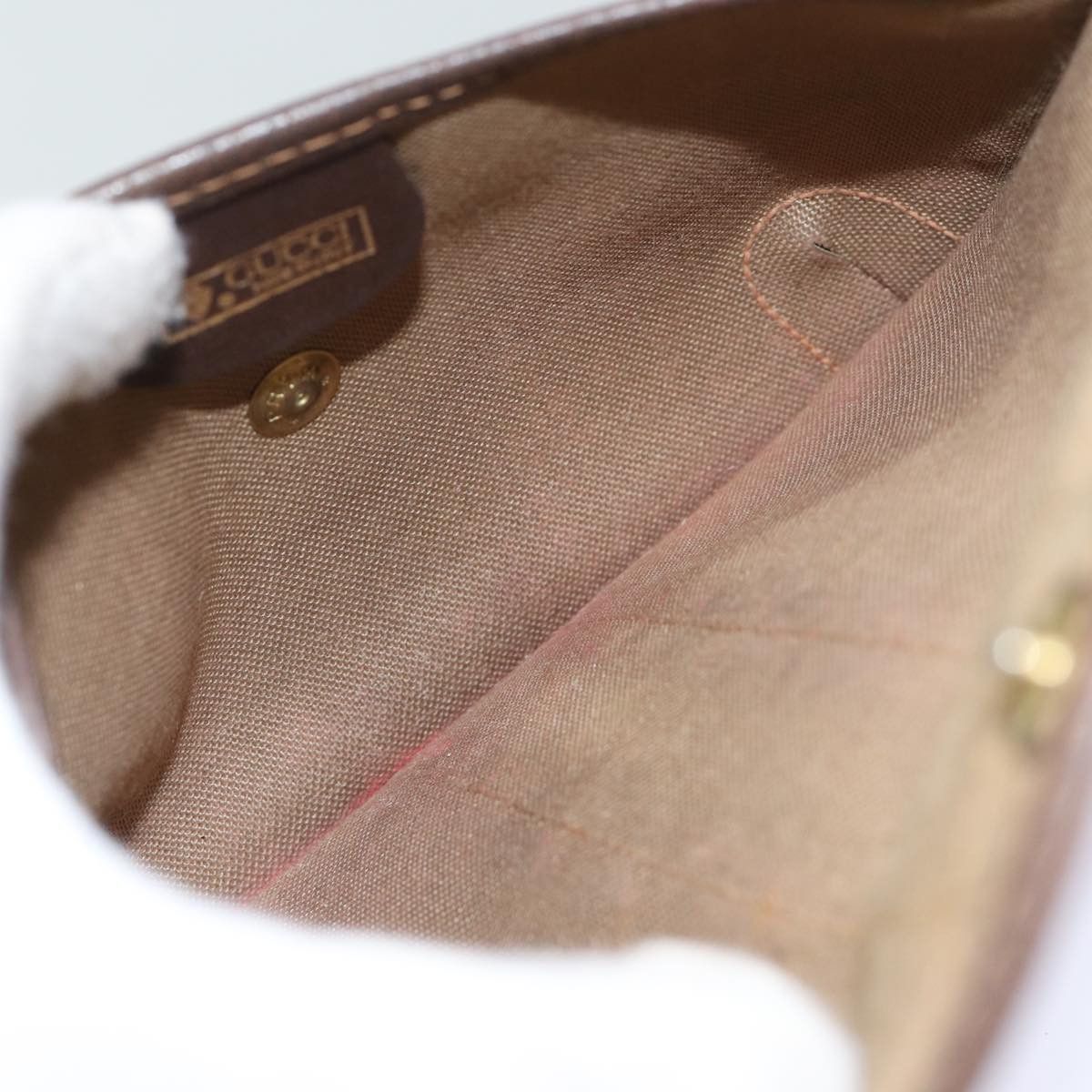 Gucci Sherry Beige Leather Clutch Bag (Pre-Owned) Size ONE SIZE - 5 Thumbnail