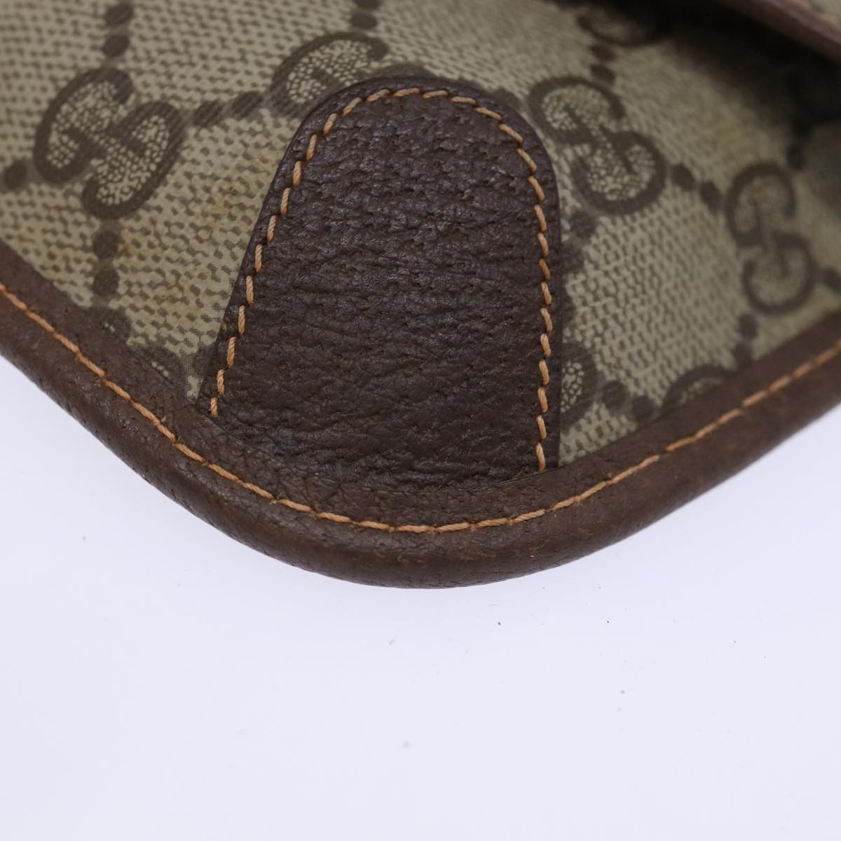 Gucci Sherry Beige Leather Clutch Bag (Pre-Owned) Size ONE SIZE - 12 Thumbnail