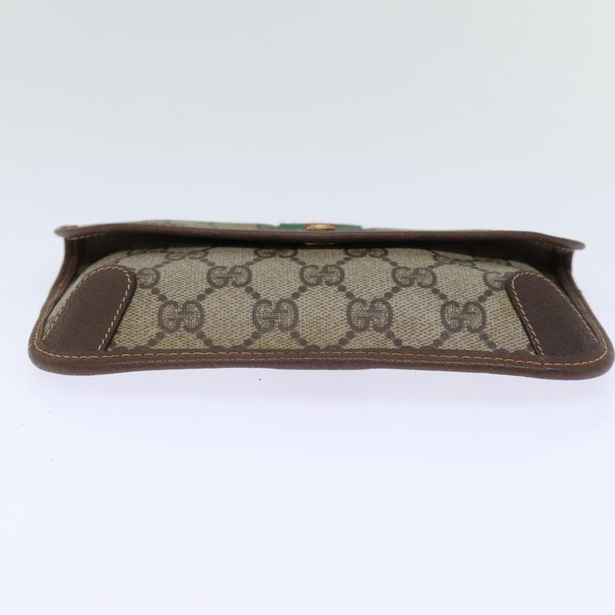 Gucci Sherry Beige Leather Clutch Bag (Pre-Owned) Size ONE SIZE - 3 Thumbnail