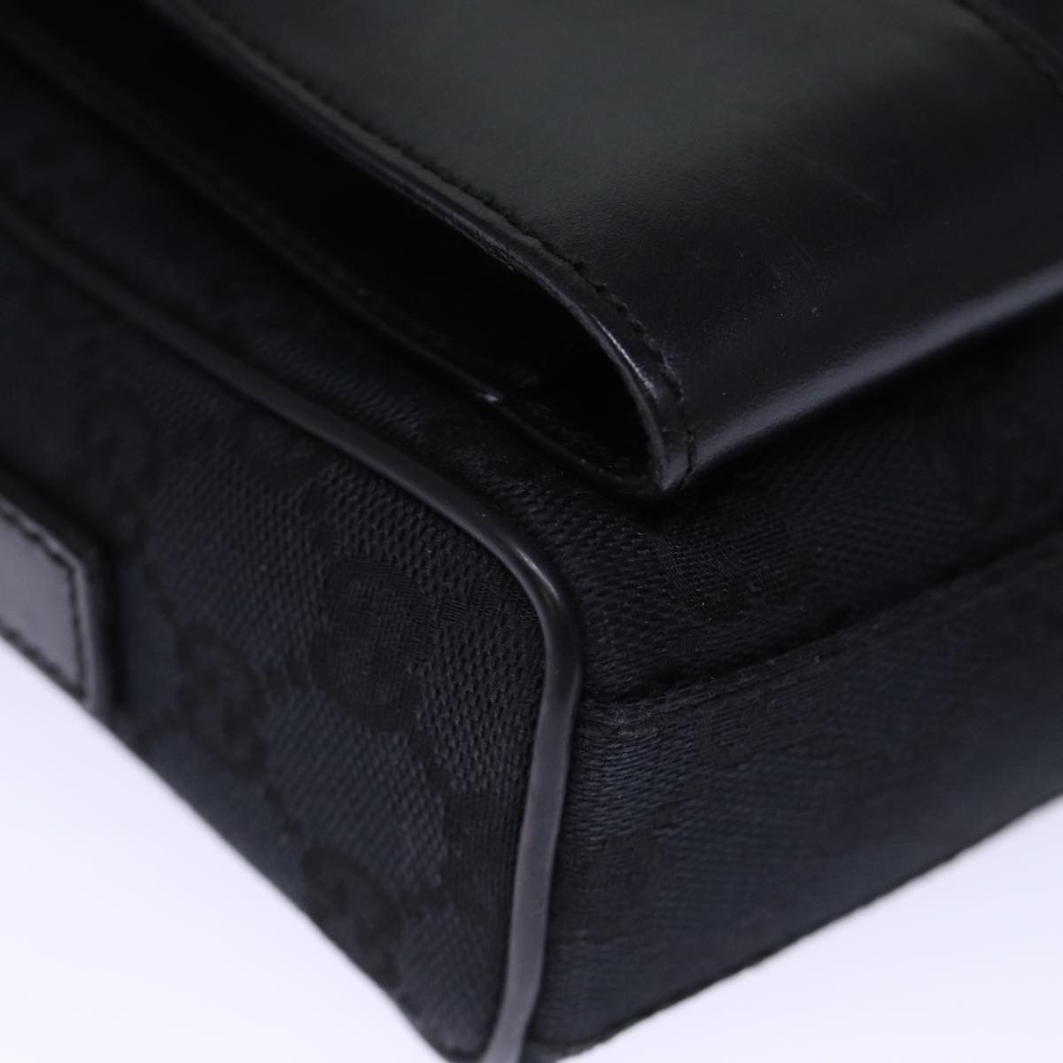 Gucci Gg Canvas Black Canvas Clutch Bag (Pre-Owned) Size ONE SIZE - 8 Thumbnail