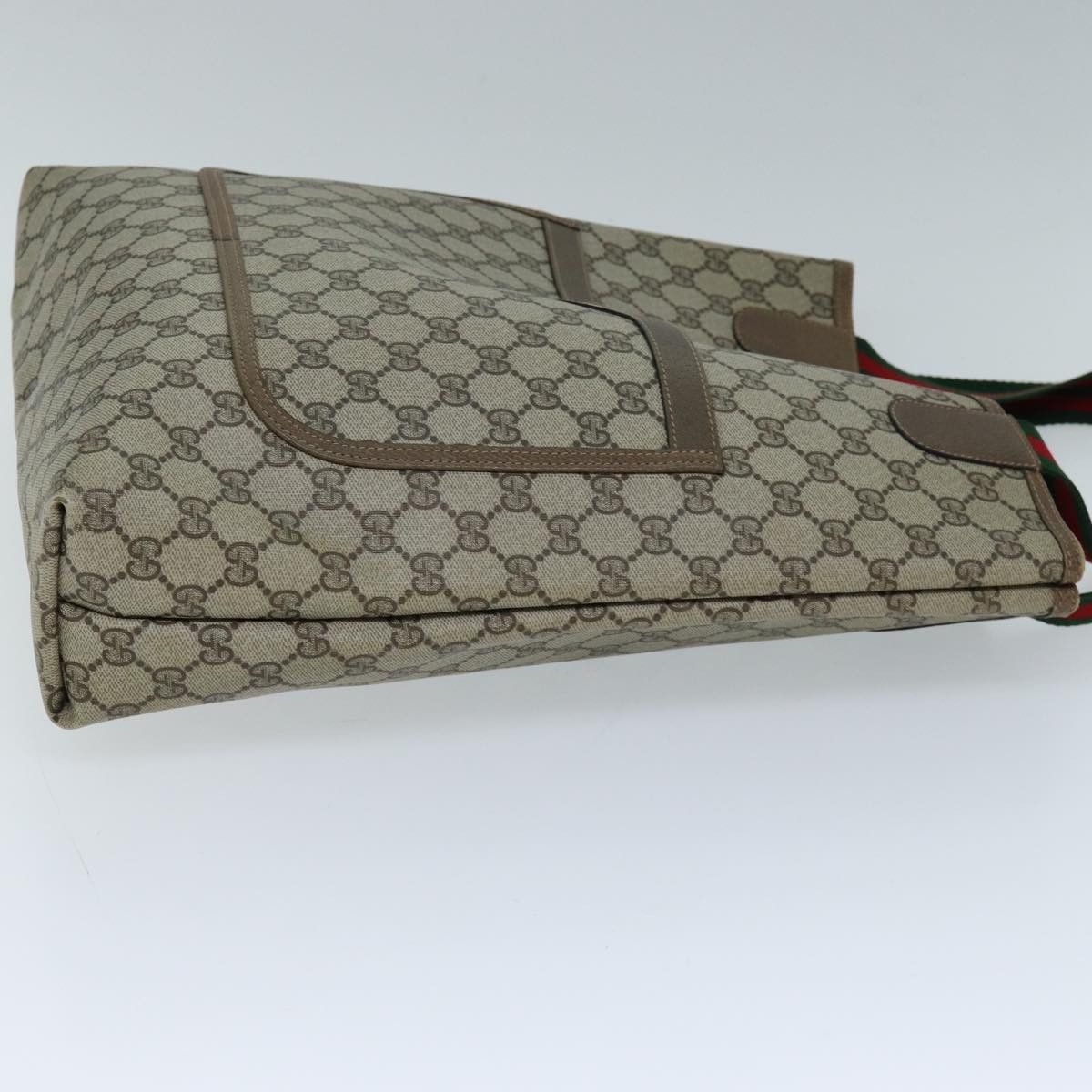 Gucci Sherry Beige Canvas Tote Bag (Pre-Owned) Size ONE SIZE - 11 Thumbnail