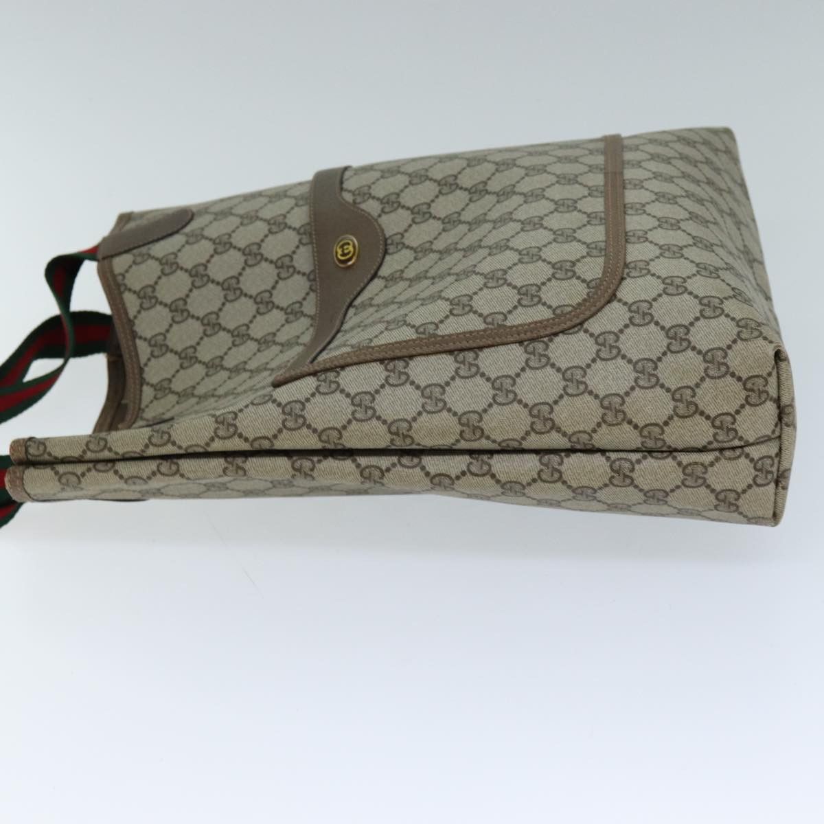 Gucci Sherry Beige Canvas Tote Bag (Pre-Owned) Size ONE SIZE - 12 Thumbnail