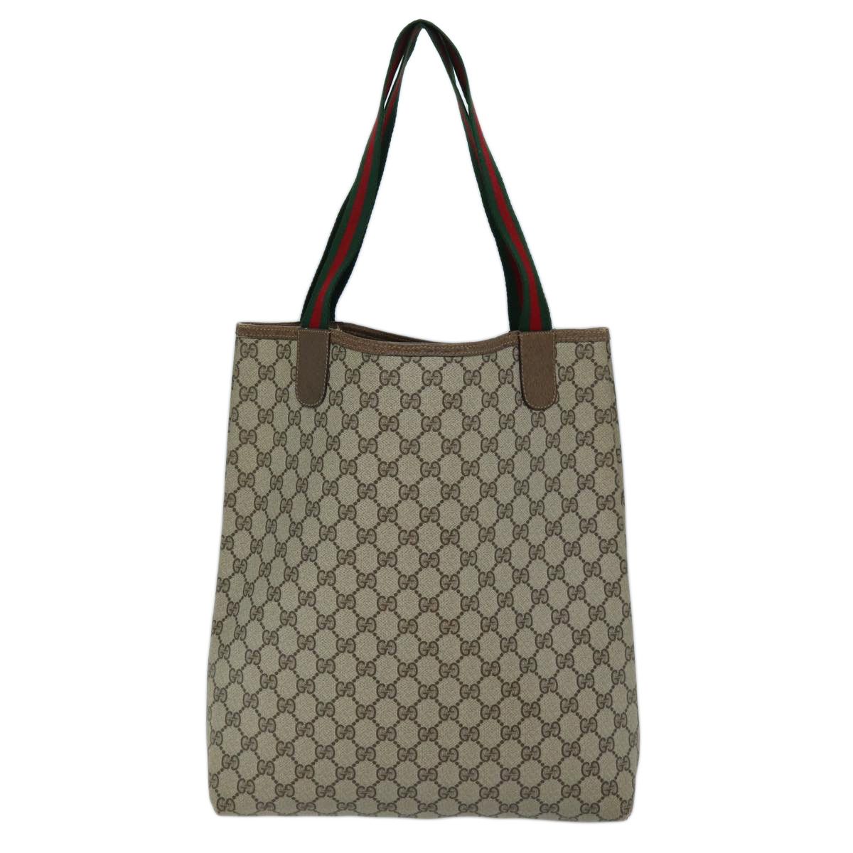 Gucci Sherry Beige Canvas Tote Bag (Pre-Owned) Size ONE SIZE - 2 Thumbnail