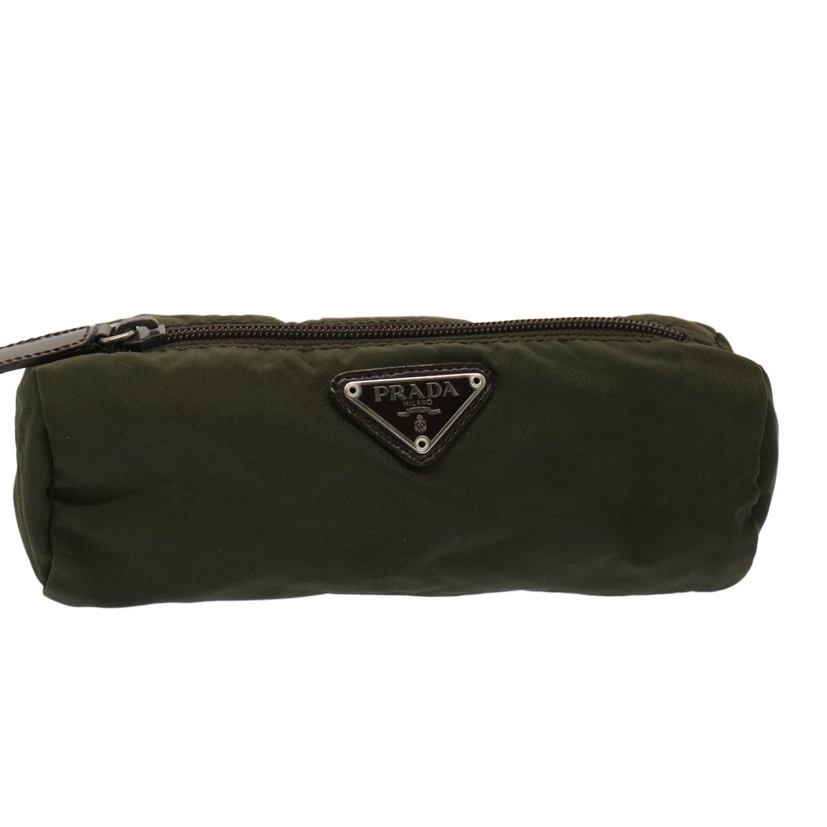 Prada Khaki Synthetic Clutch Bag (Pre-Owned) Size ONE SIZE - 13 Thumbnail