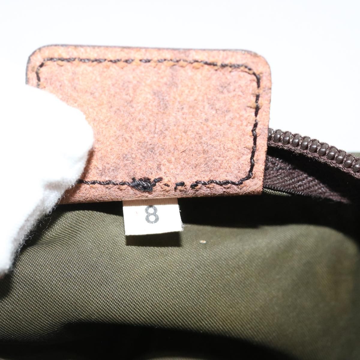 Prada Khaki Synthetic Clutch Bag (Pre-Owned) Size ONE SIZE - 6 Thumbnail