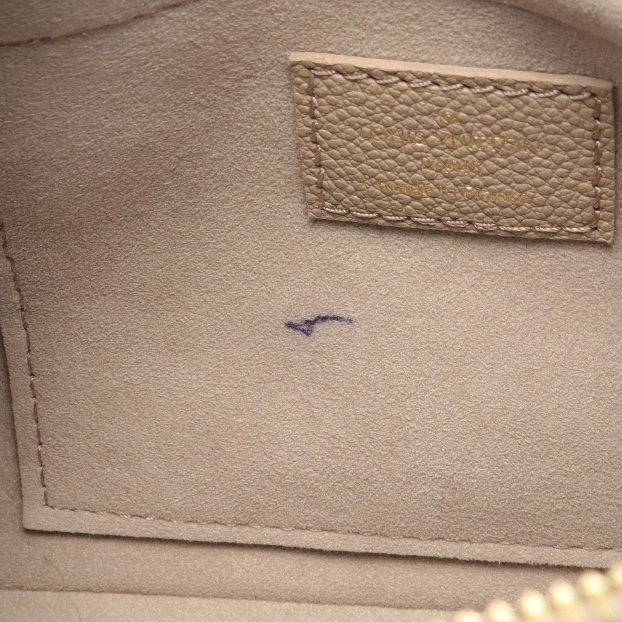 Louis Vuitton Louis Vuitton Speedy 20 Monogram Amplant Handbag Leather Gray Beige Size ONE SIZE - 5 Thumbnail