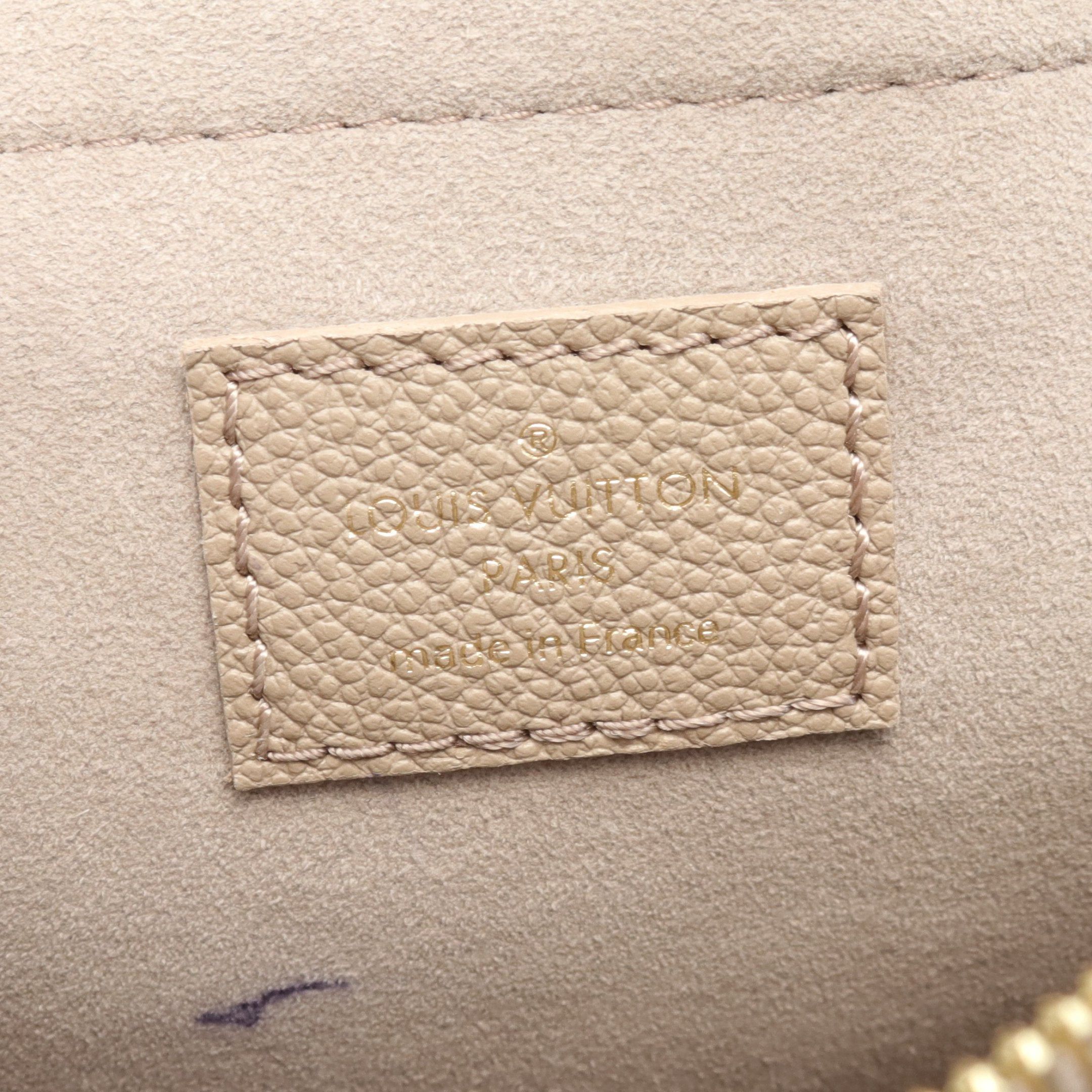 Louis Vuitton Louis Vuitton Speedy 20 Monogram Amplant Handbag Leather Gray Beige Size ONE SIZE - 4 Thumbnail