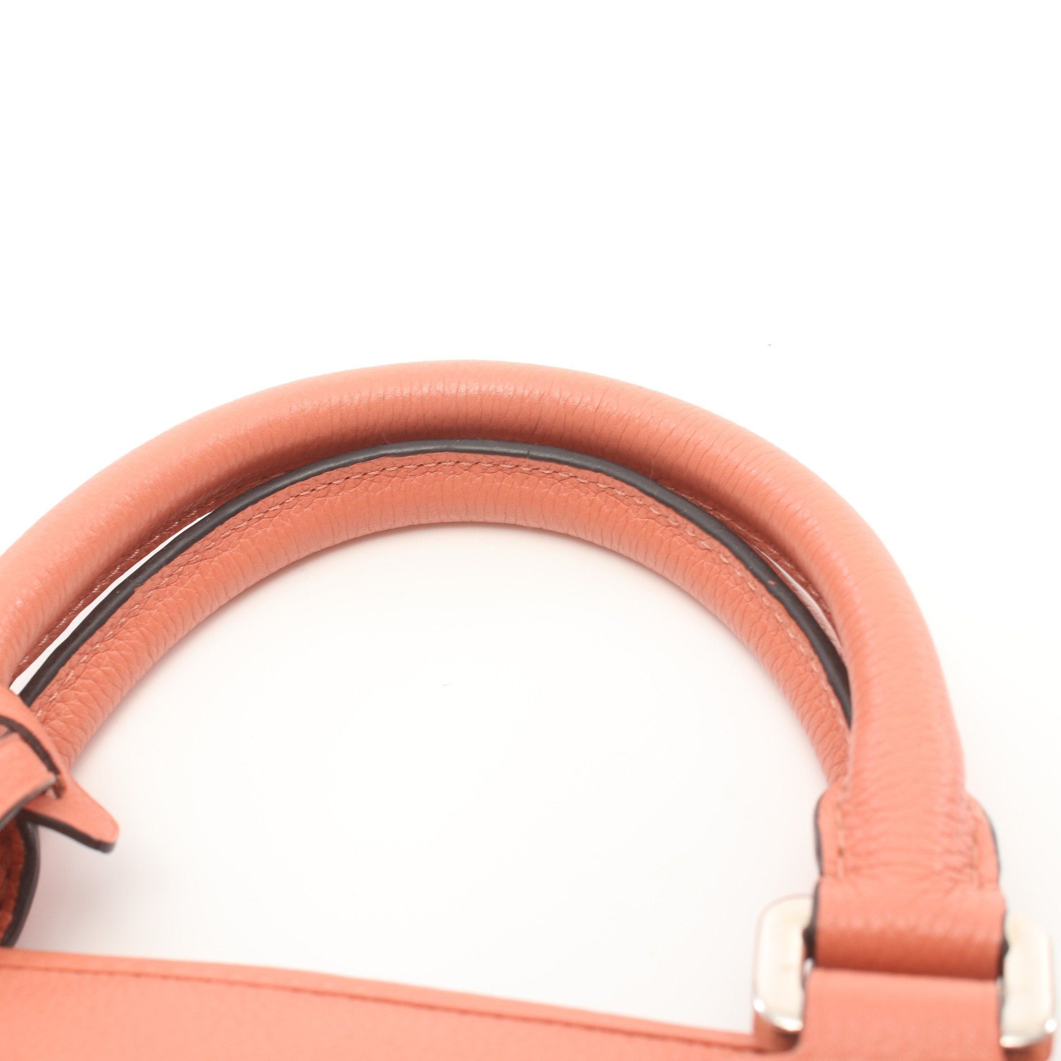 Loewe Loewe Amazona28 Handbag Leather Coral Orange Size ONE SIZE - 6 Thumbnail