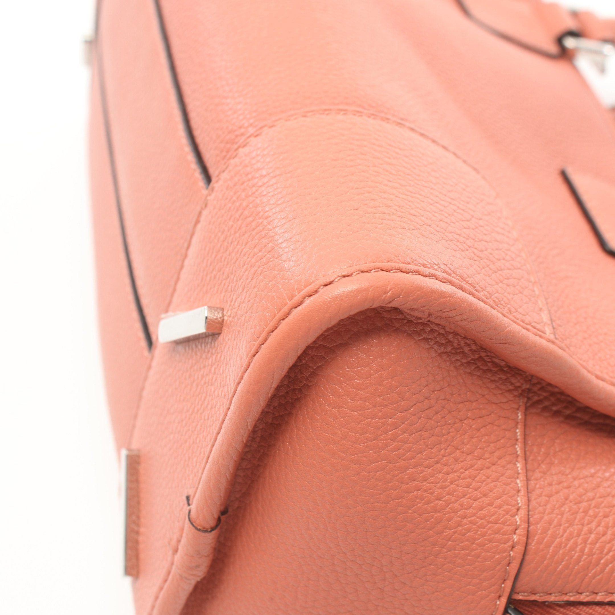 Loewe Loewe Amazona28 Handbag Leather Coral Orange Size ONE SIZE - 5 Thumbnail