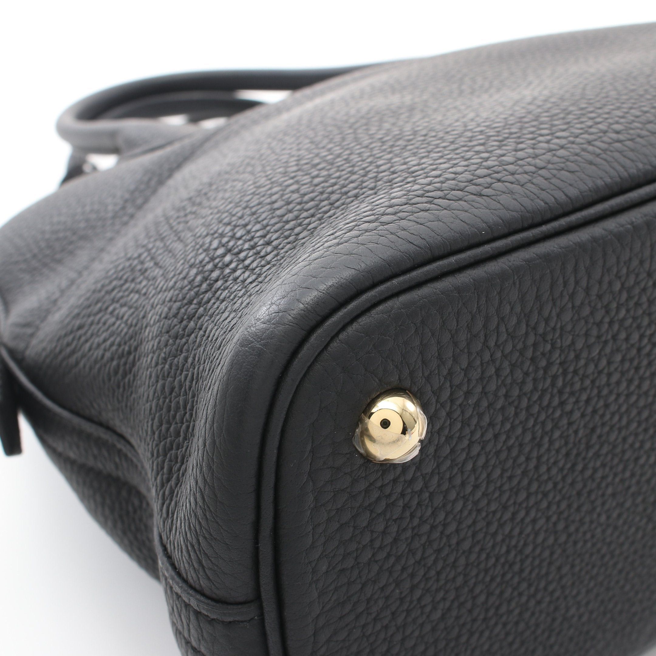Hermes Hermes Bolide 31 Handbag Clemence Leather Black Gold Hardware D Stamp Size ONE SIZE - 7 Thumbnail
