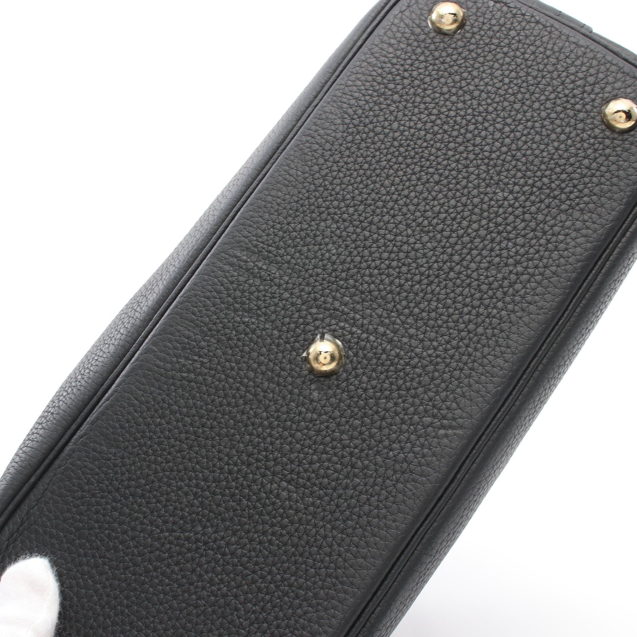 Hermes Hermes Bolide 31 Handbag Clemence Leather Black Gold Hardware D Stamp Size ONE SIZE - 6 Thumbnail