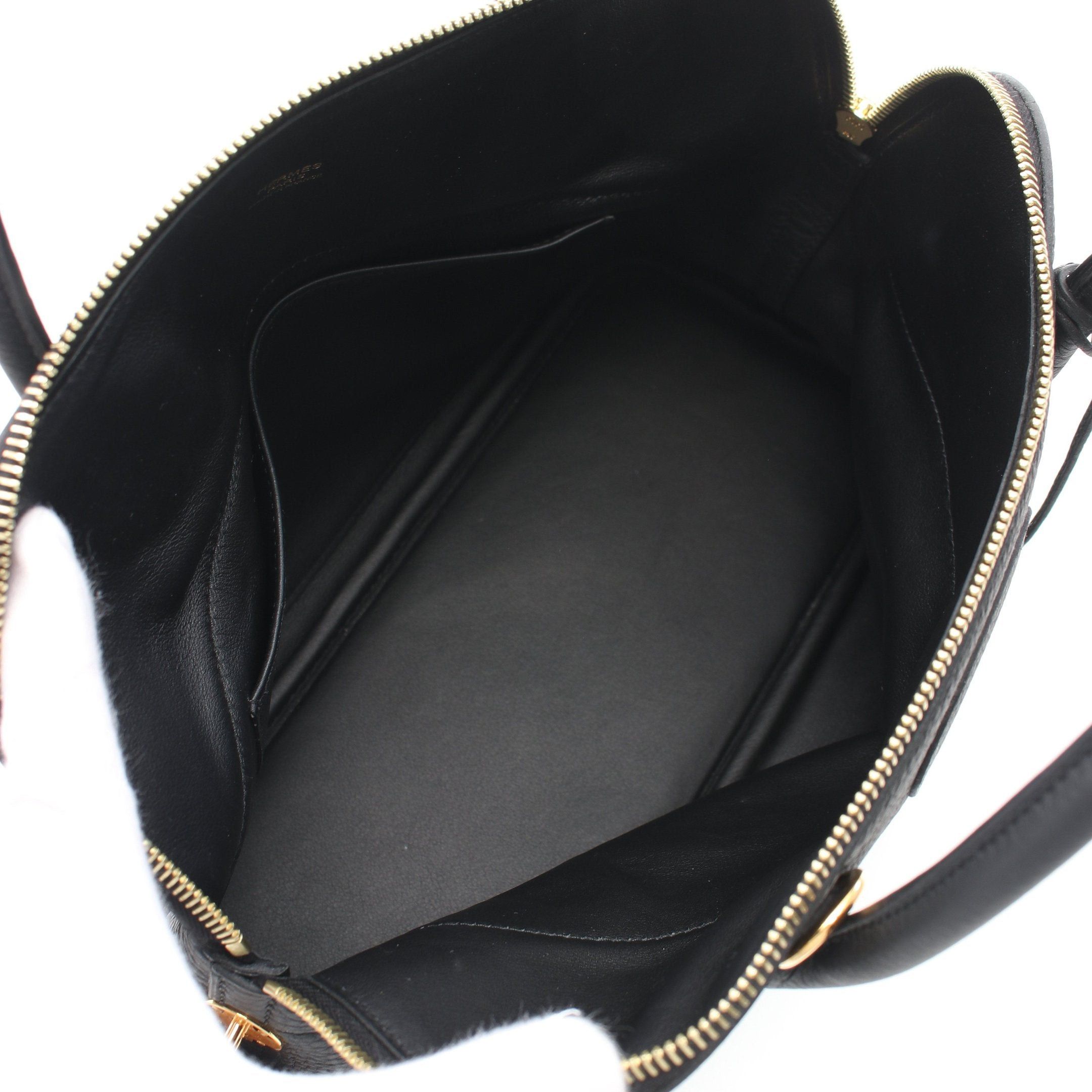 Hermes Hermes Bolide 31 Handbag Clemence Leather Black Gold Hardware D Stamp Size ONE SIZE - 3 Thumbnail
