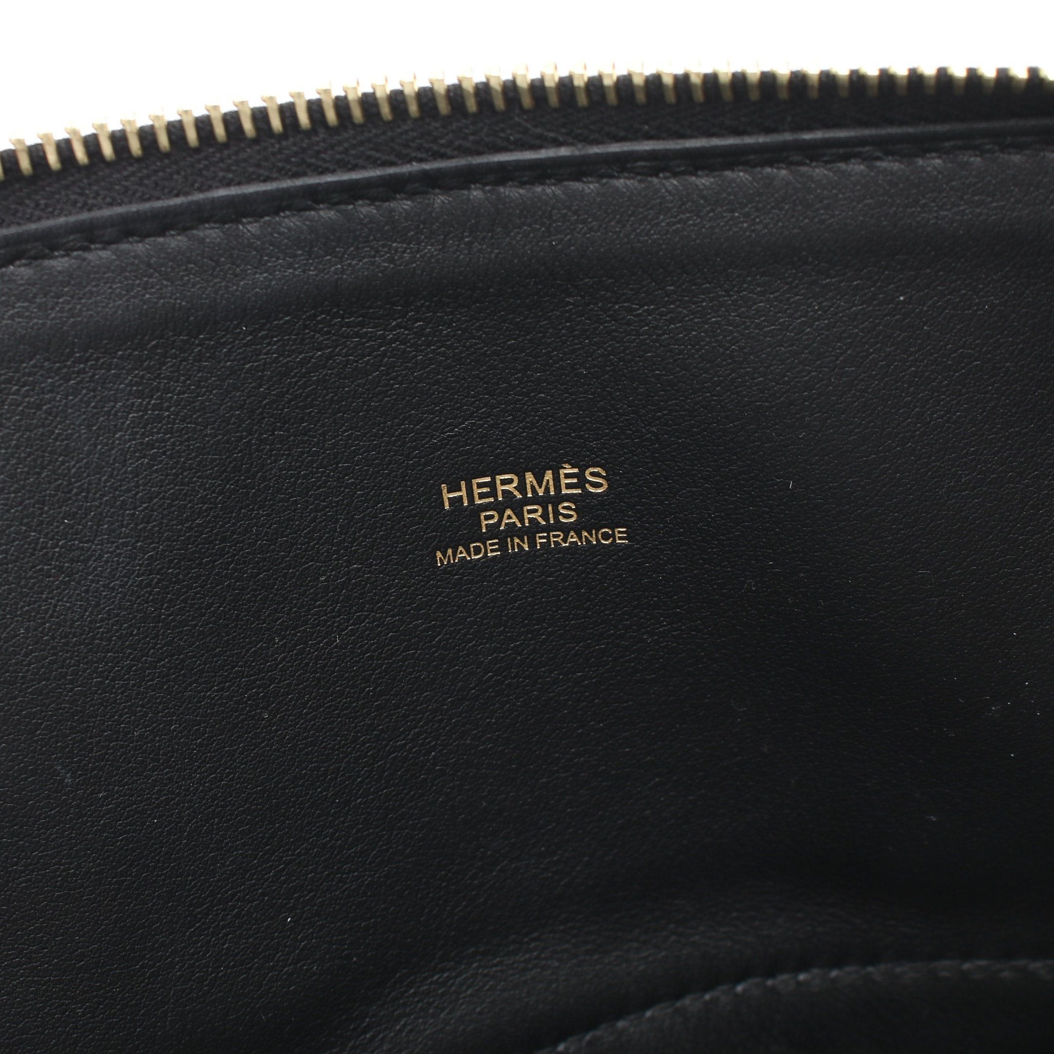 Hermes Hermes Bolide 31 Handbag Clemence Leather Black Gold Hardware D Stamp Size ONE SIZE - 4 Thumbnail
