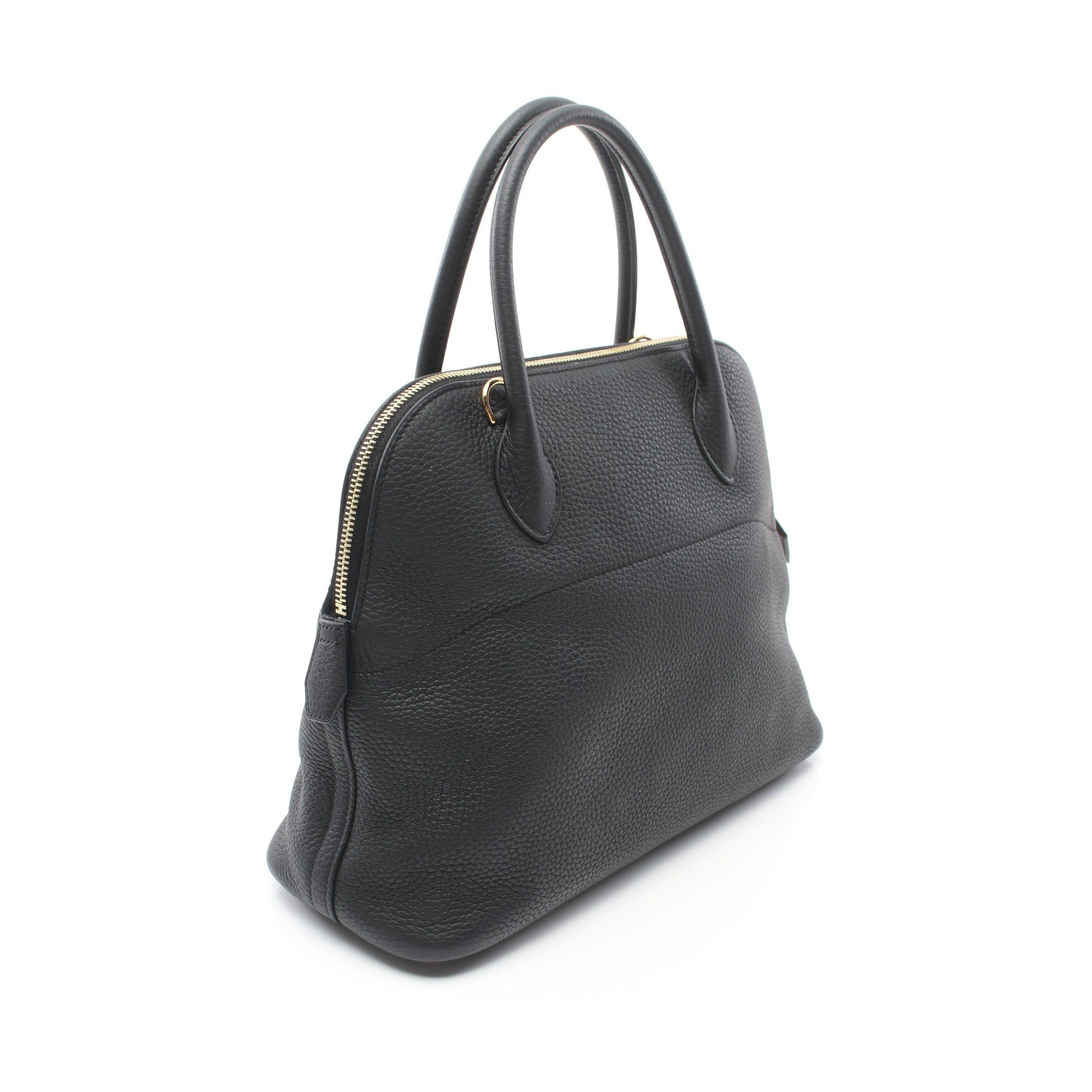 Hermes Hermes Bolide 31 Handbag Clemence Leather Black Gold Hardware D Stamp Size ONE SIZE - 2 Thumbnail