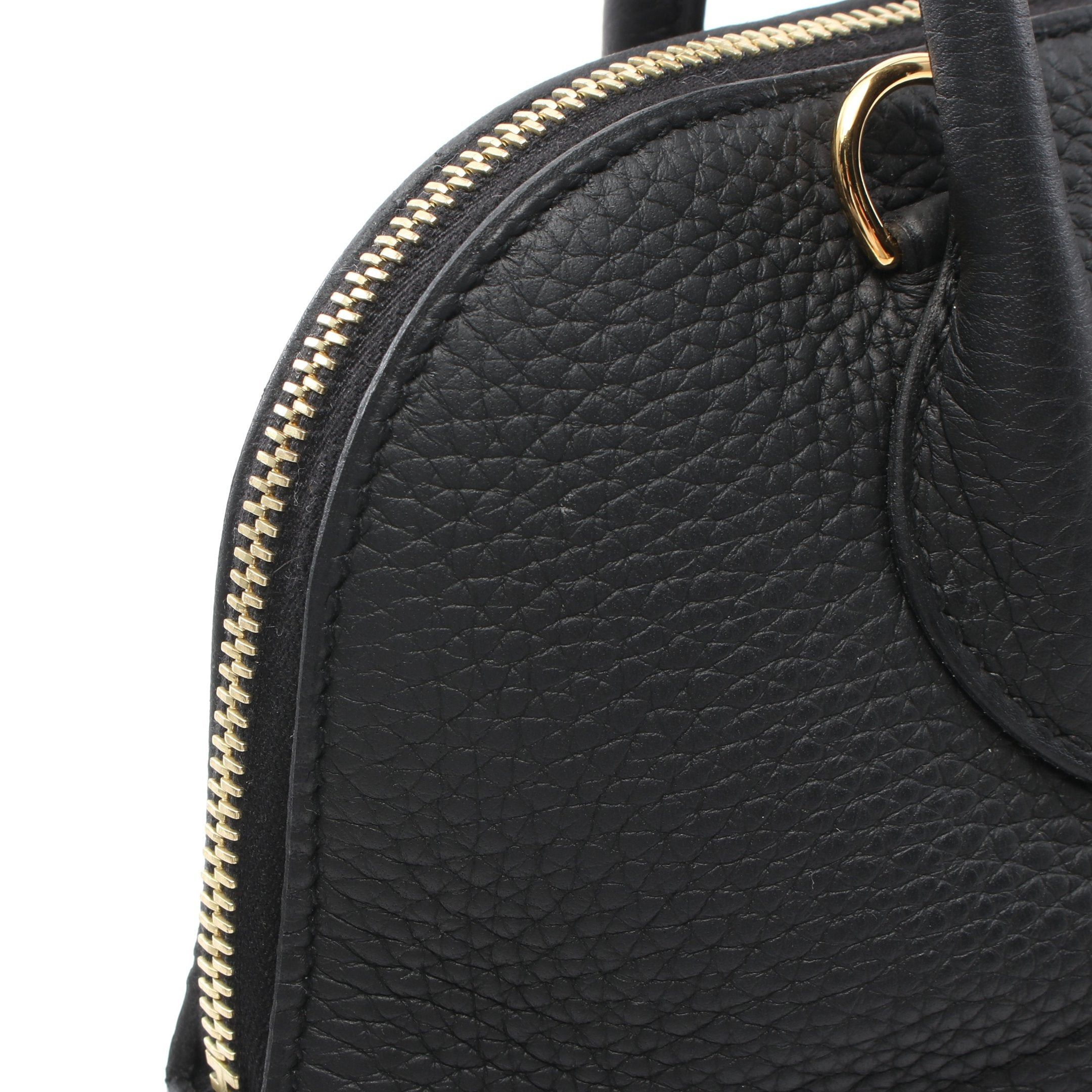 Hermes Hermes Bolide 31 Handbag Clemence Leather Black Gold Hardware D Stamp Size ONE SIZE - 5 Thumbnail