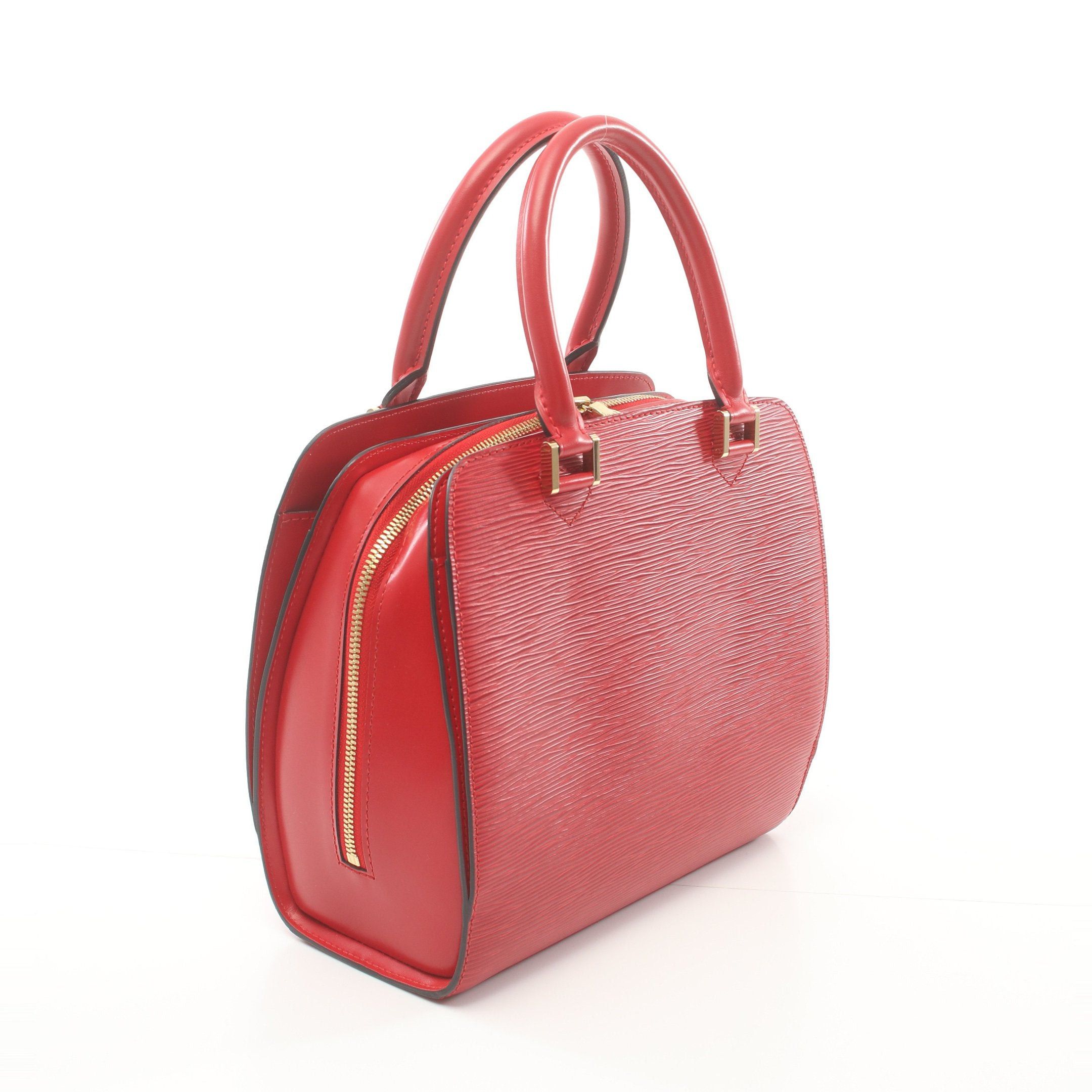Louis Vuitton Louis Vuitton Pont Neuf Epi Castilian Red Handbag Leather Size ONE SIZE - 2 Thumbnail