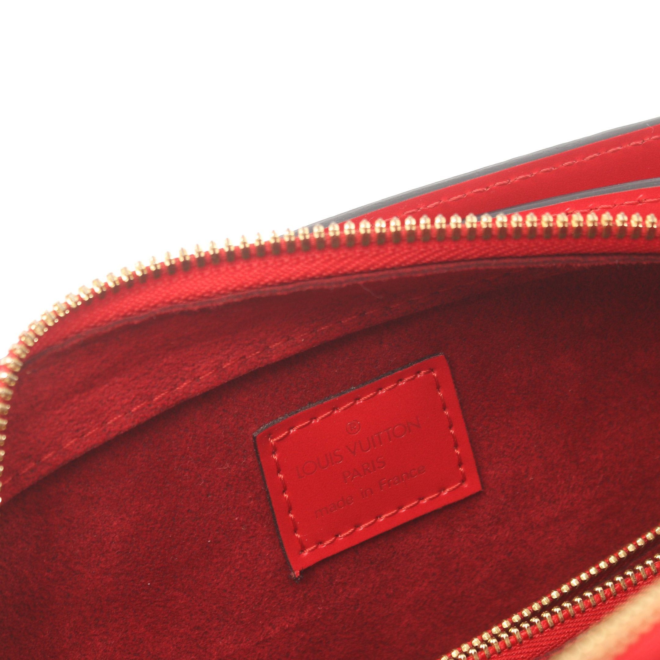 Louis Vuitton Louis Vuitton Pont Neuf Epi Castilian Red Handbag Leather Size ONE SIZE - 4 Thumbnail
