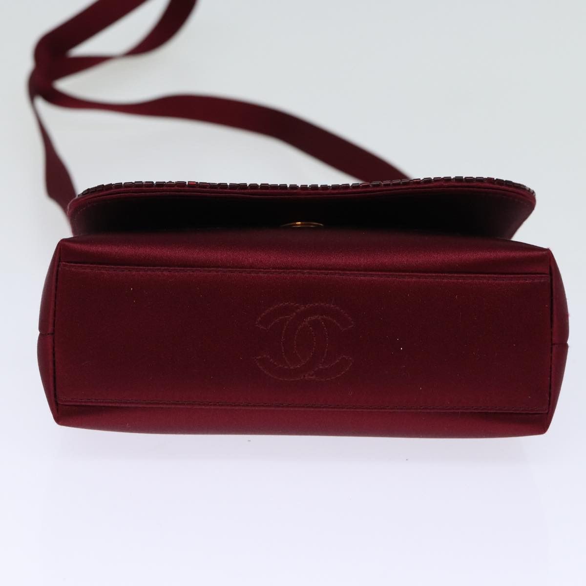 Chanel Pearl Bag Red Synthetic Shoulder Bag (Pre-Owned) Size ONE SIZE - 3 Thumbnail