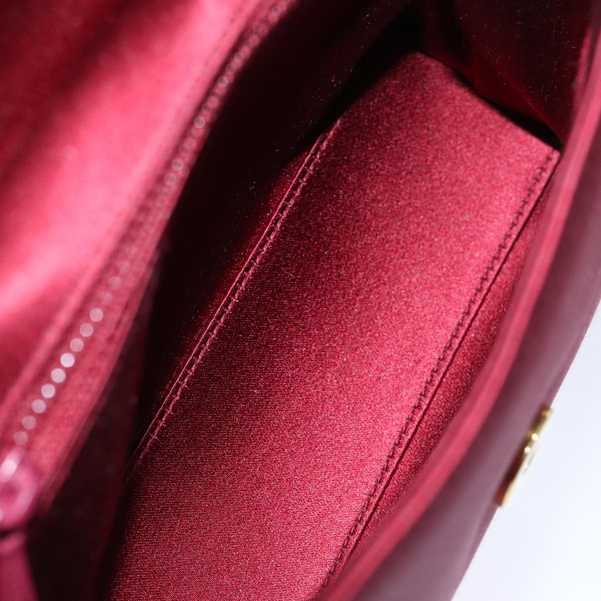 Chanel Pearl Bag Red Synthetic Shoulder Bag (Pre-Owned) Size ONE SIZE - 5 Thumbnail