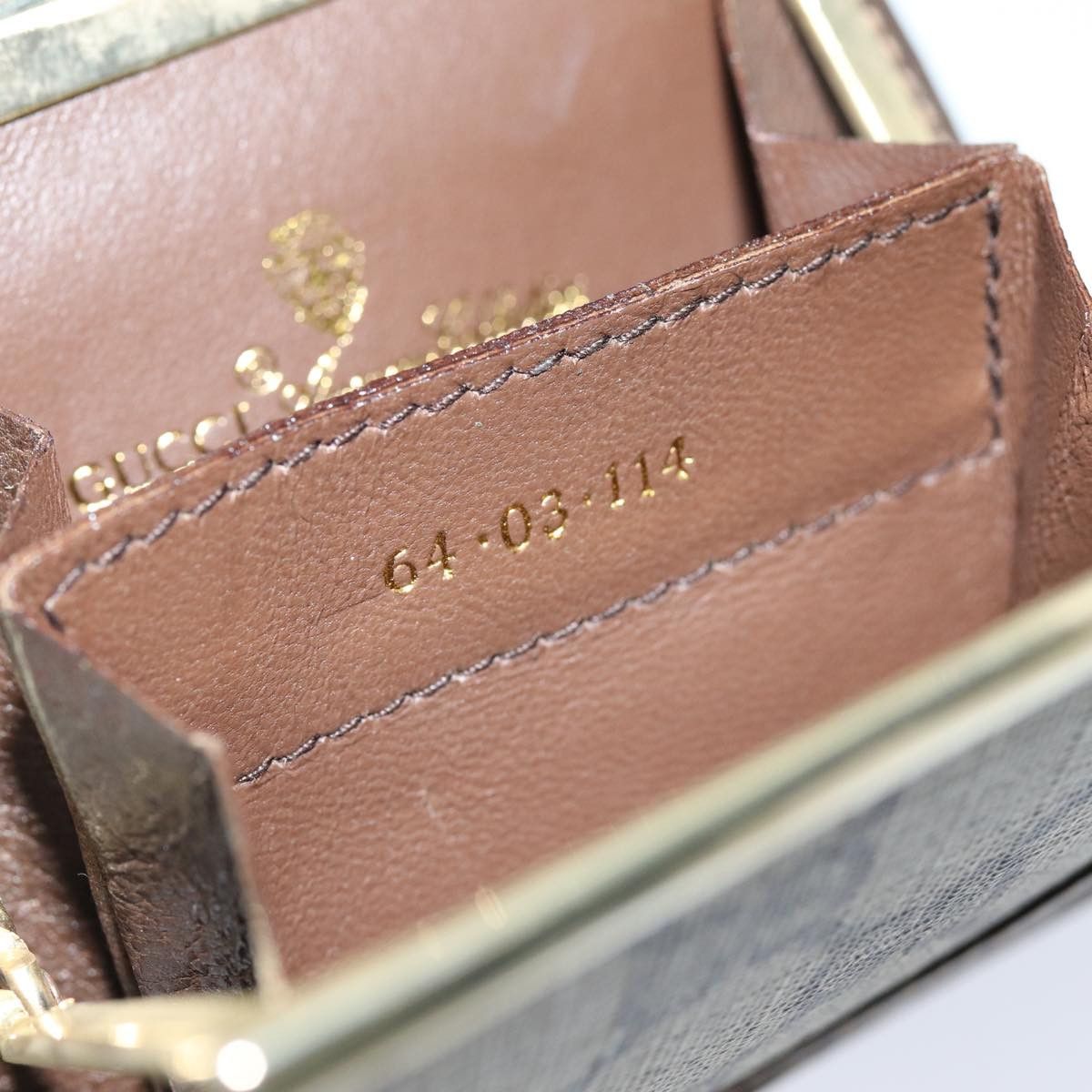 Gucci Gg Pattern Beige Canvas Wallet (Pre-Owned) Size ONE SIZE - 6 Thumbnail