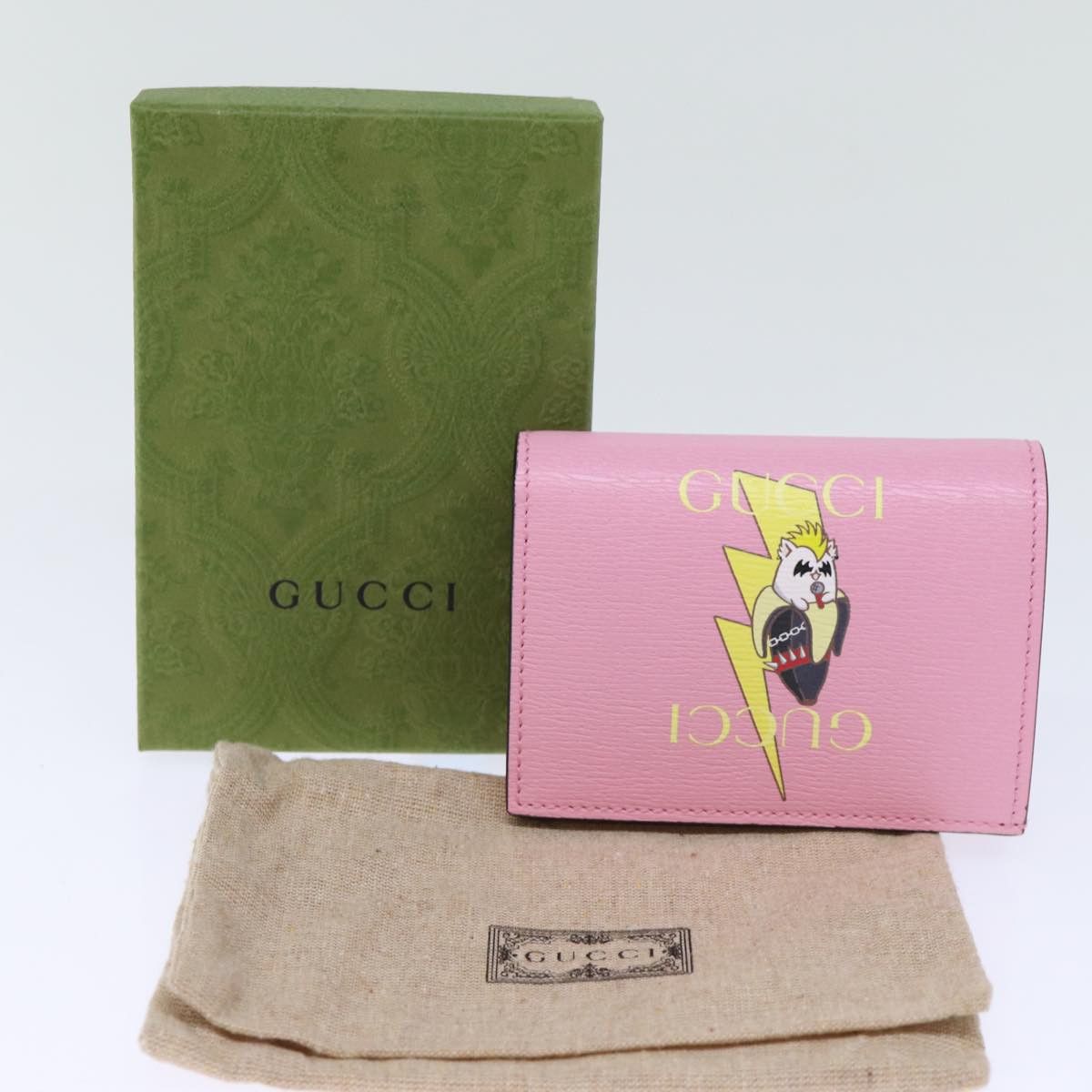 Gucci Pink Leather Wallet (Pre-Owned) Size ONE SIZE - 7 Thumbnail