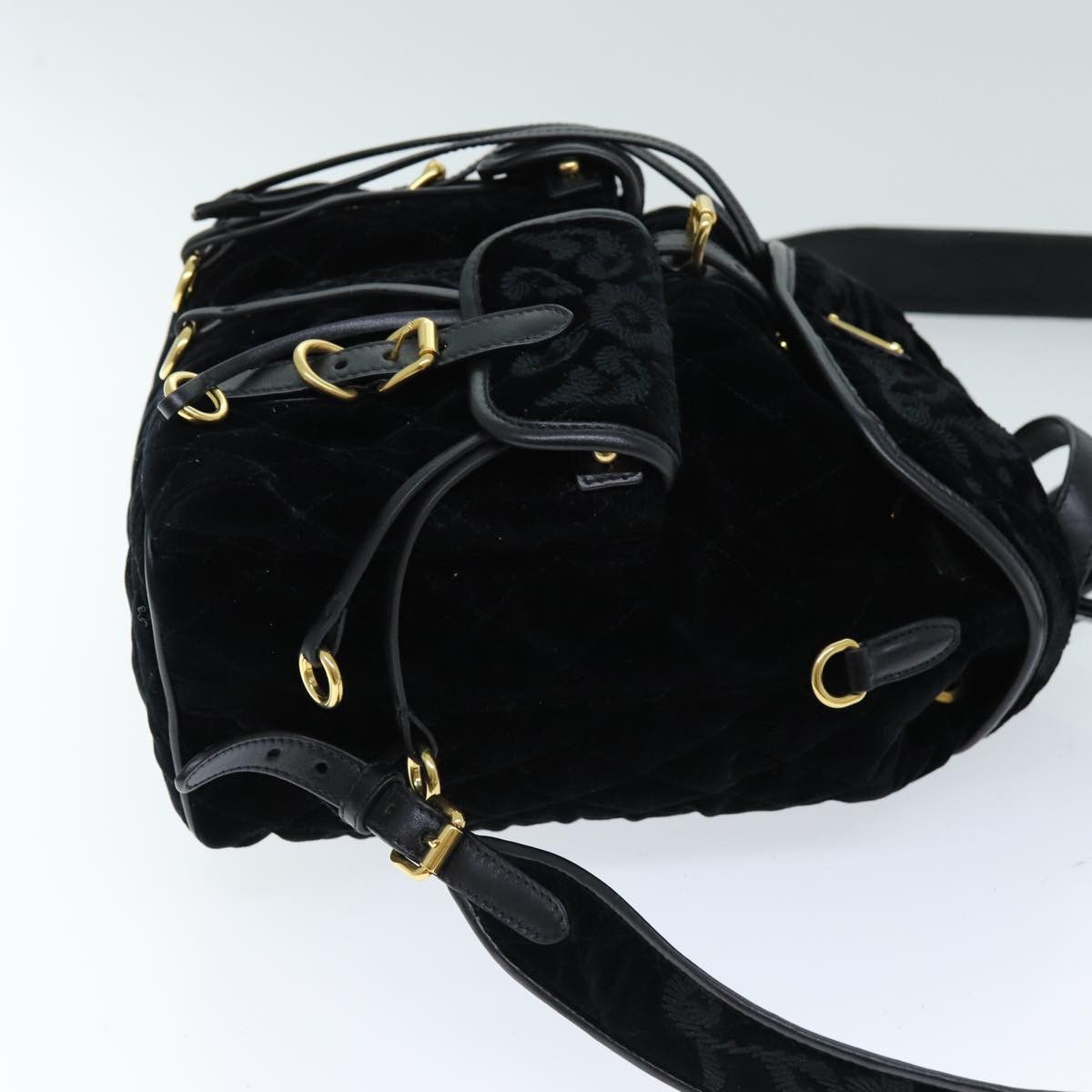 Prada Tessuto Black Synthetic Backpack Bag (Pre-Owned) Size ONE SIZE - 8 Thumbnail