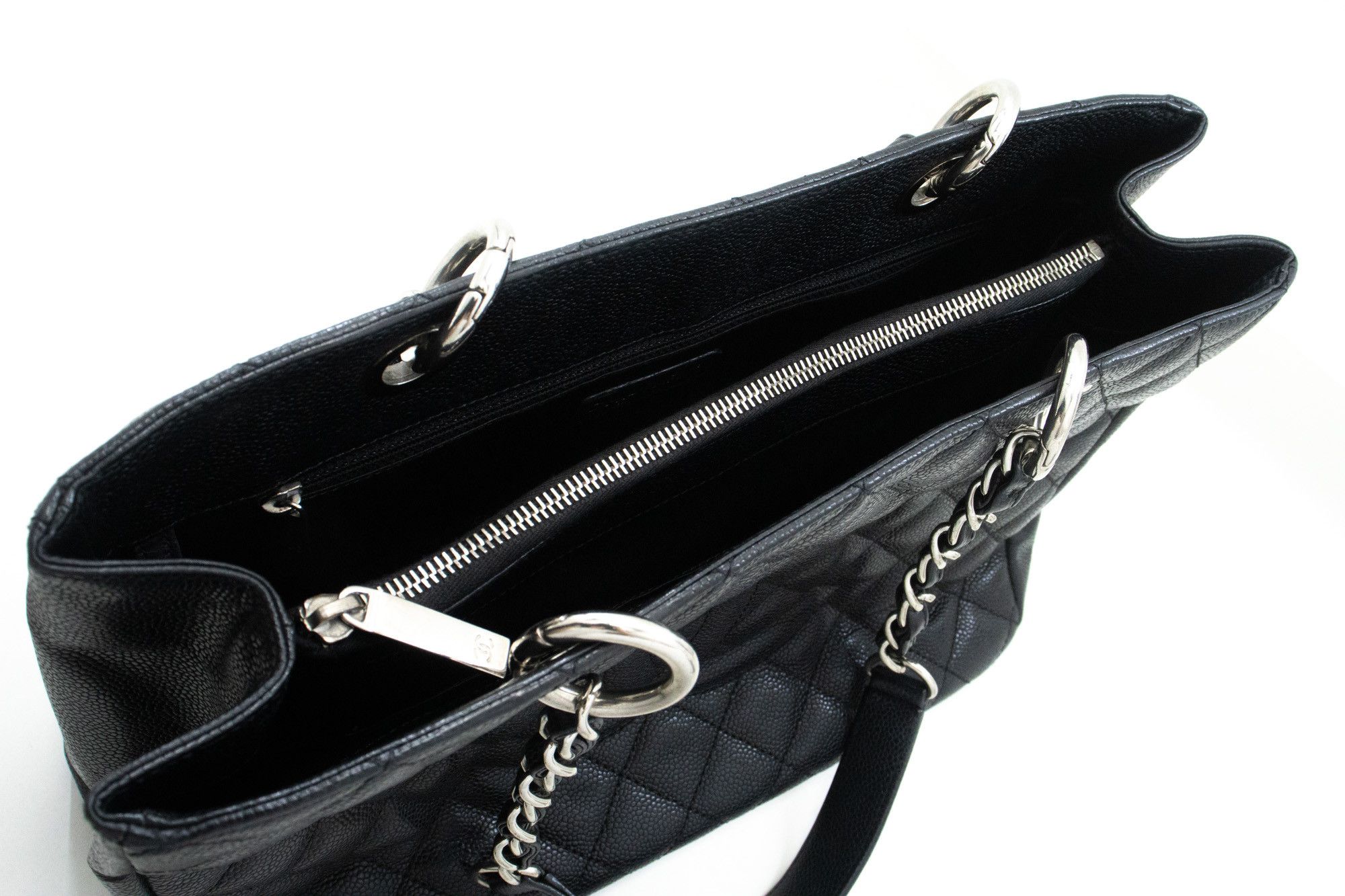 Chanel Shopping Black Leather Shoulder Bag (Pre-Owned) Size ONE SIZE - 12 Thumbnail