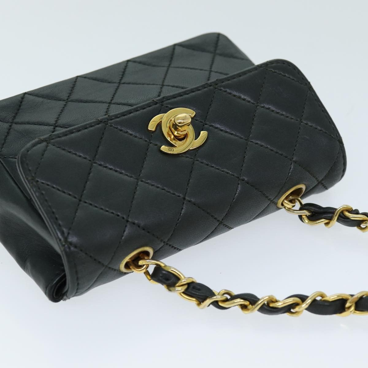 Chanel Timeless Black Leather Shoulder Bag (Pre-Owned) Size ONE SIZE - 4 Thumbnail