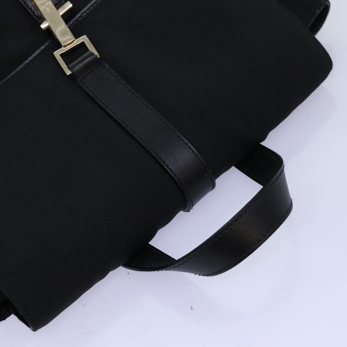 Gucci Jackie Black Synthetic Backpack Bag (Pre-Owned) Size ONE SIZE - 4 Thumbnail