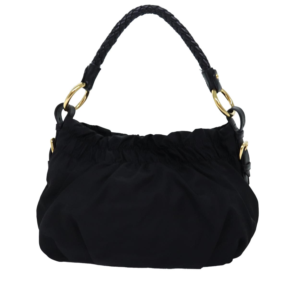 Prada Tessuto Black Synthetic Shoulder Bag (Pre-Owned) Size ONE SIZE - 2 Thumbnail