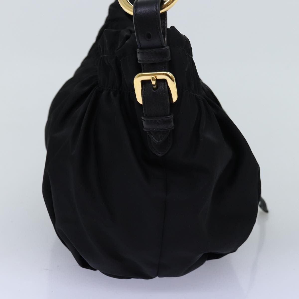 Prada Tessuto Black Synthetic Shoulder Bag (Pre-Owned) Size ONE SIZE - 4 Thumbnail