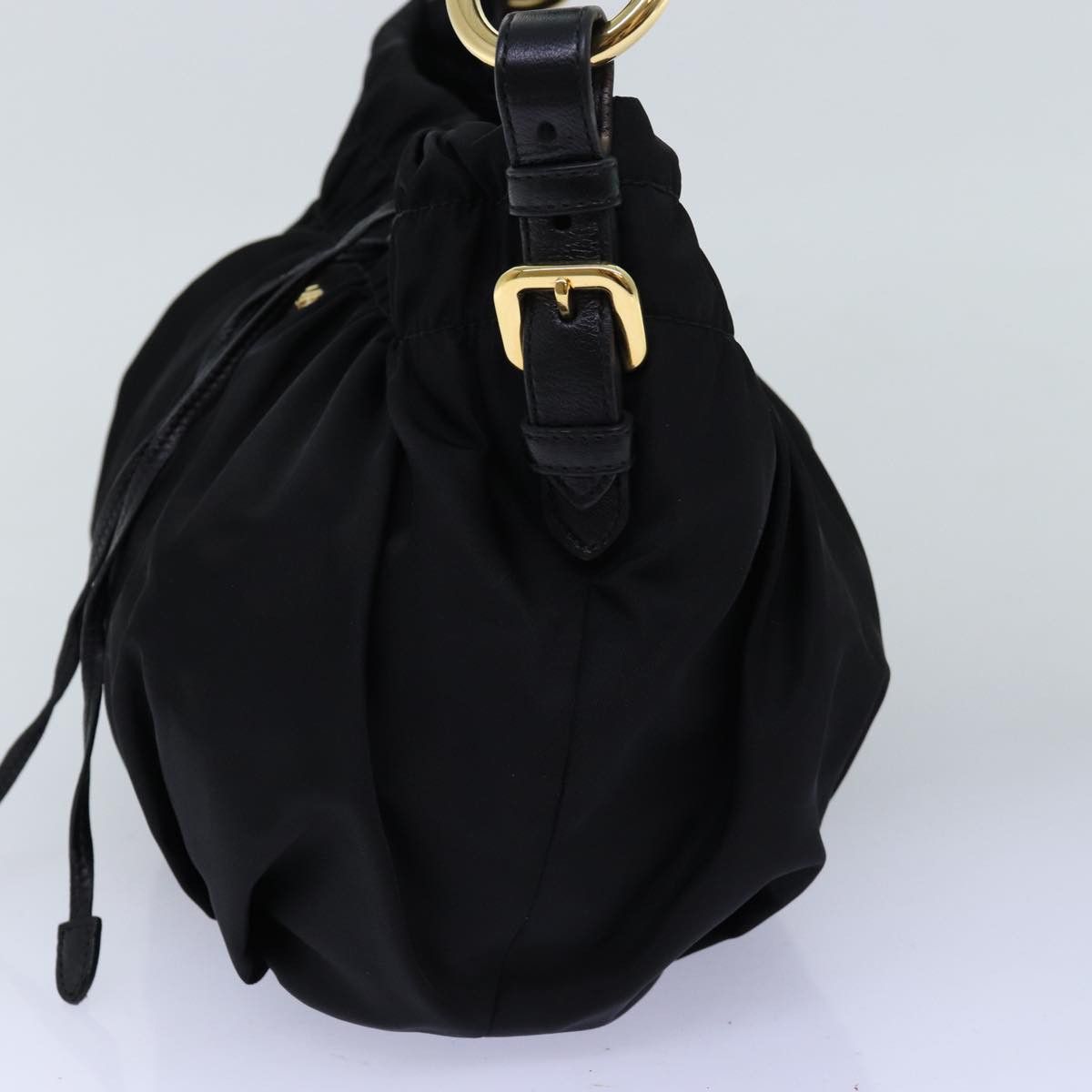 Prada Tessuto Black Synthetic Shoulder Bag (Pre-Owned) Size ONE SIZE - 8 Thumbnail