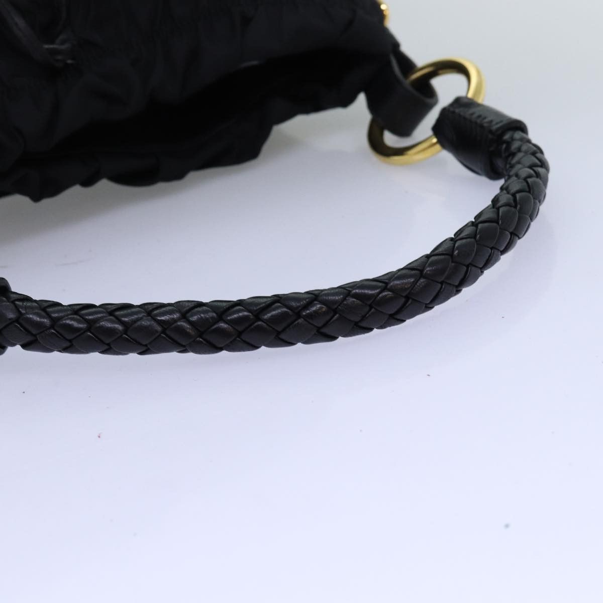 Prada Tessuto Black Synthetic Shoulder Bag (Pre-Owned) Size ONE SIZE - 10 Thumbnail