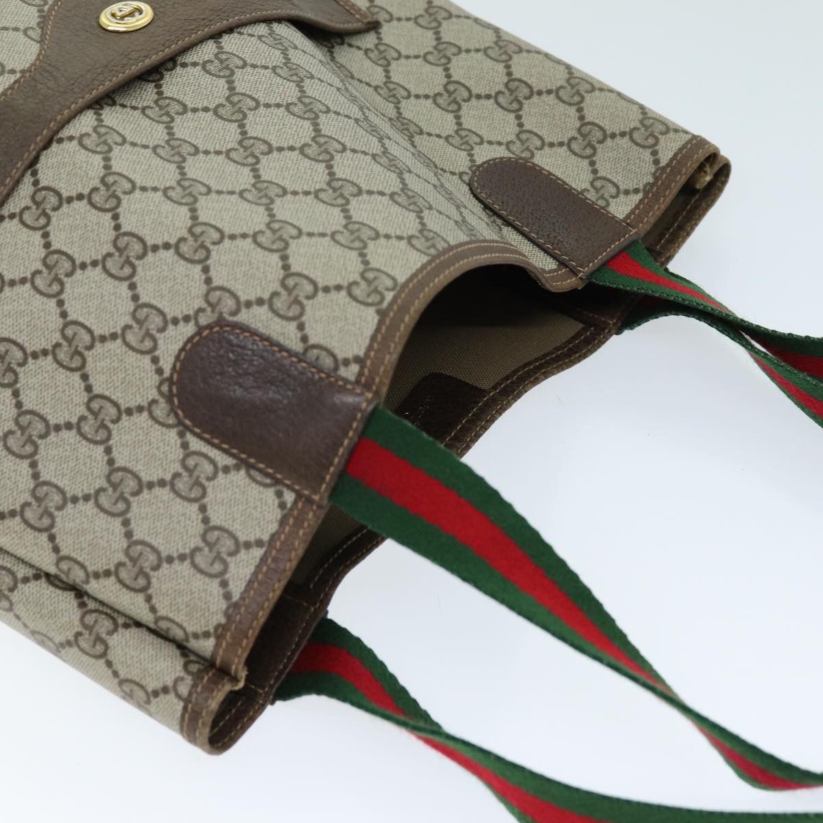 Gucci Ophidia Beige Canvas Tote Bag (Pre-Owned) Size ONE SIZE - 9 Thumbnail
