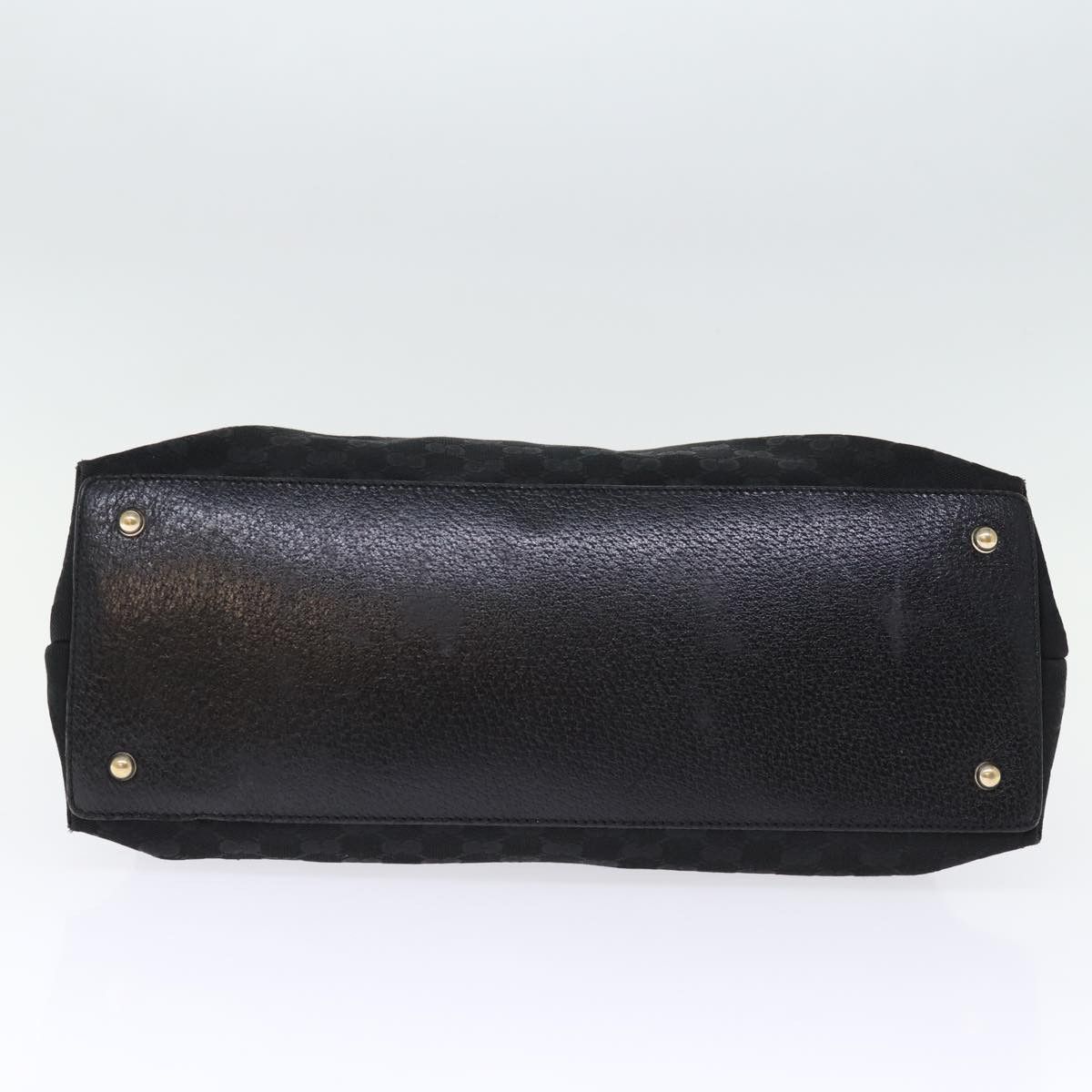 Gucci Bamboo Black Canvas Handbag (Pre-Owned) Size ONE SIZE - 3 Thumbnail