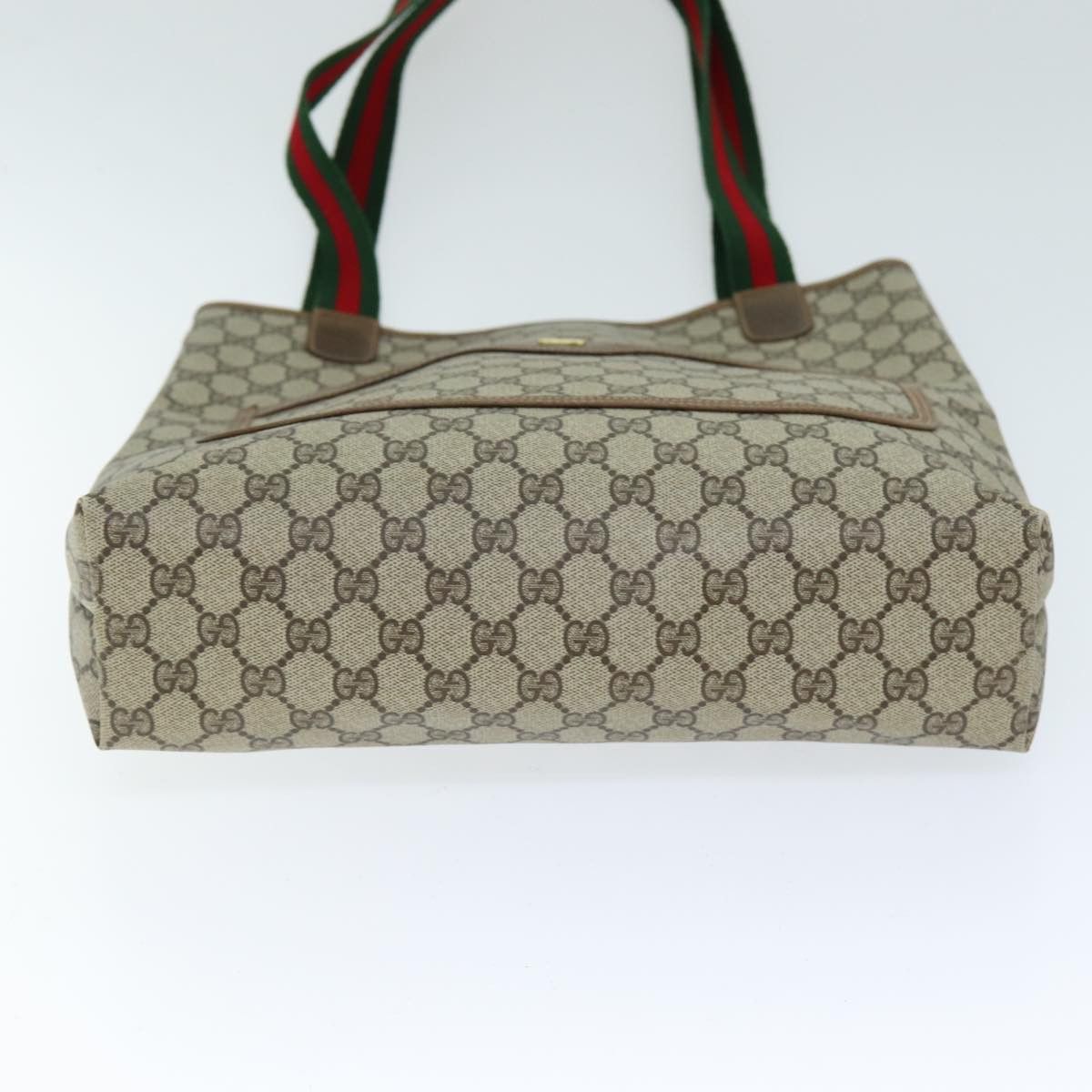Gucci Sherry Beige Canvas Tote Bag (Pre-Owned) Size ONE SIZE - 3 Thumbnail