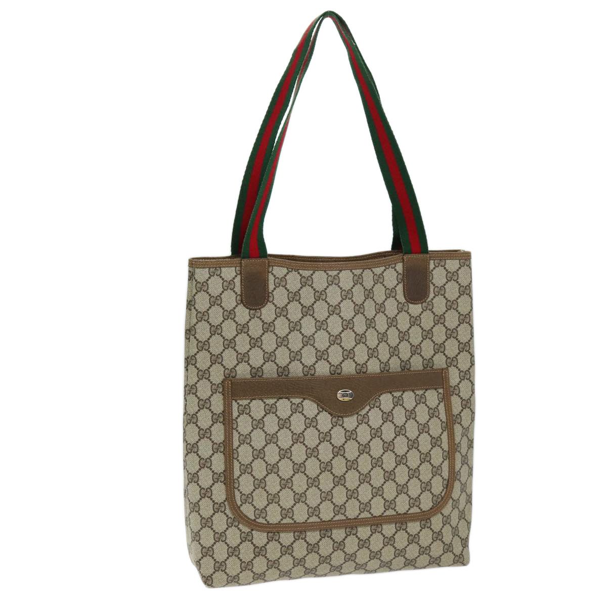 Gucci Sherry Beige Canvas Tote Bag (Pre-Owned) Size ONE SIZE - 11 Thumbnail