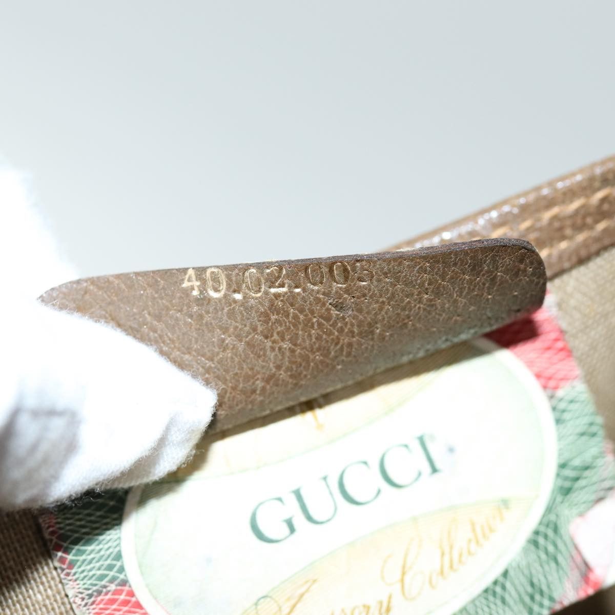 Gucci Sherry Beige Canvas Tote Bag (Pre-Owned) Size ONE SIZE - 6 Thumbnail